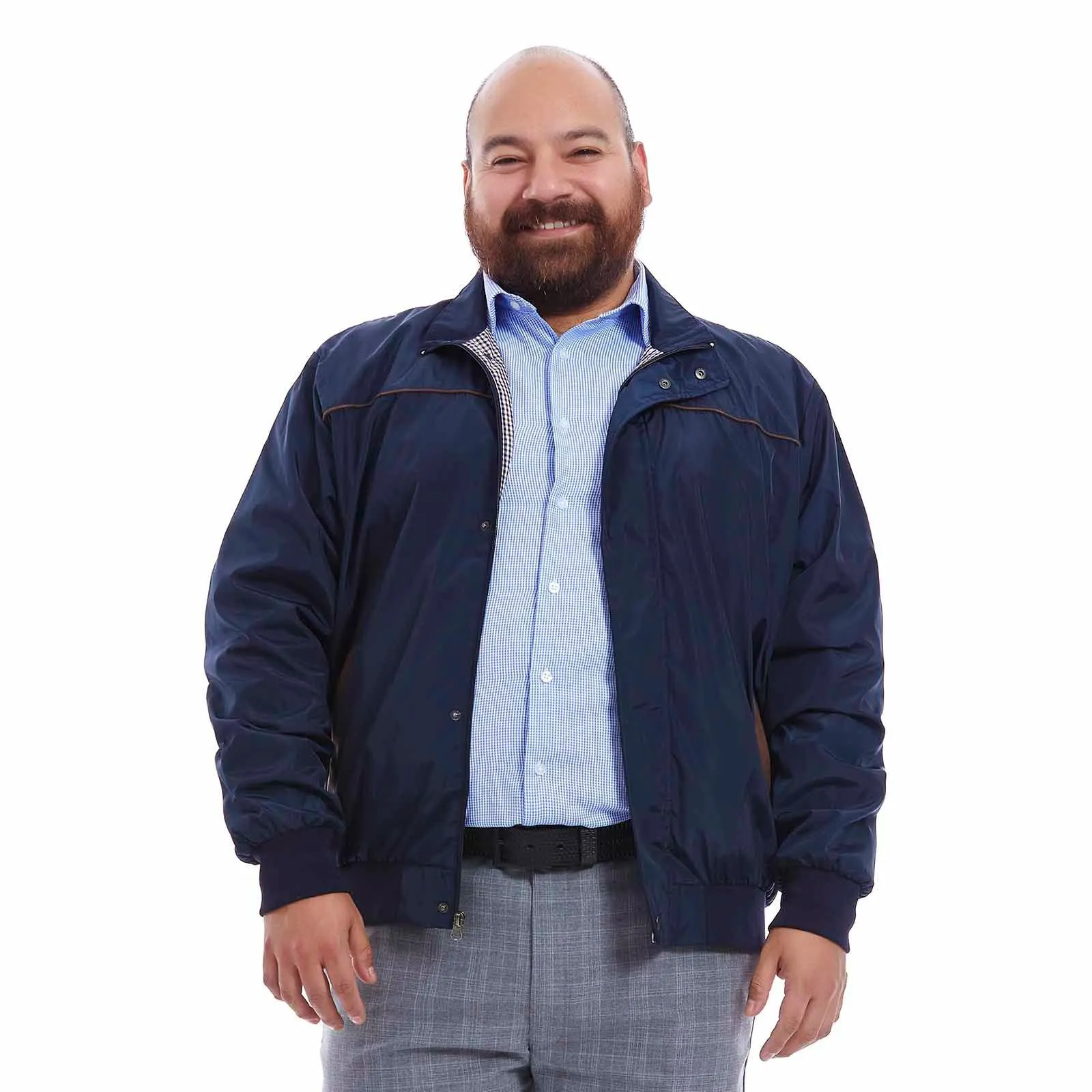 Chamarra para hombre | Azul Marino| Tallas extras