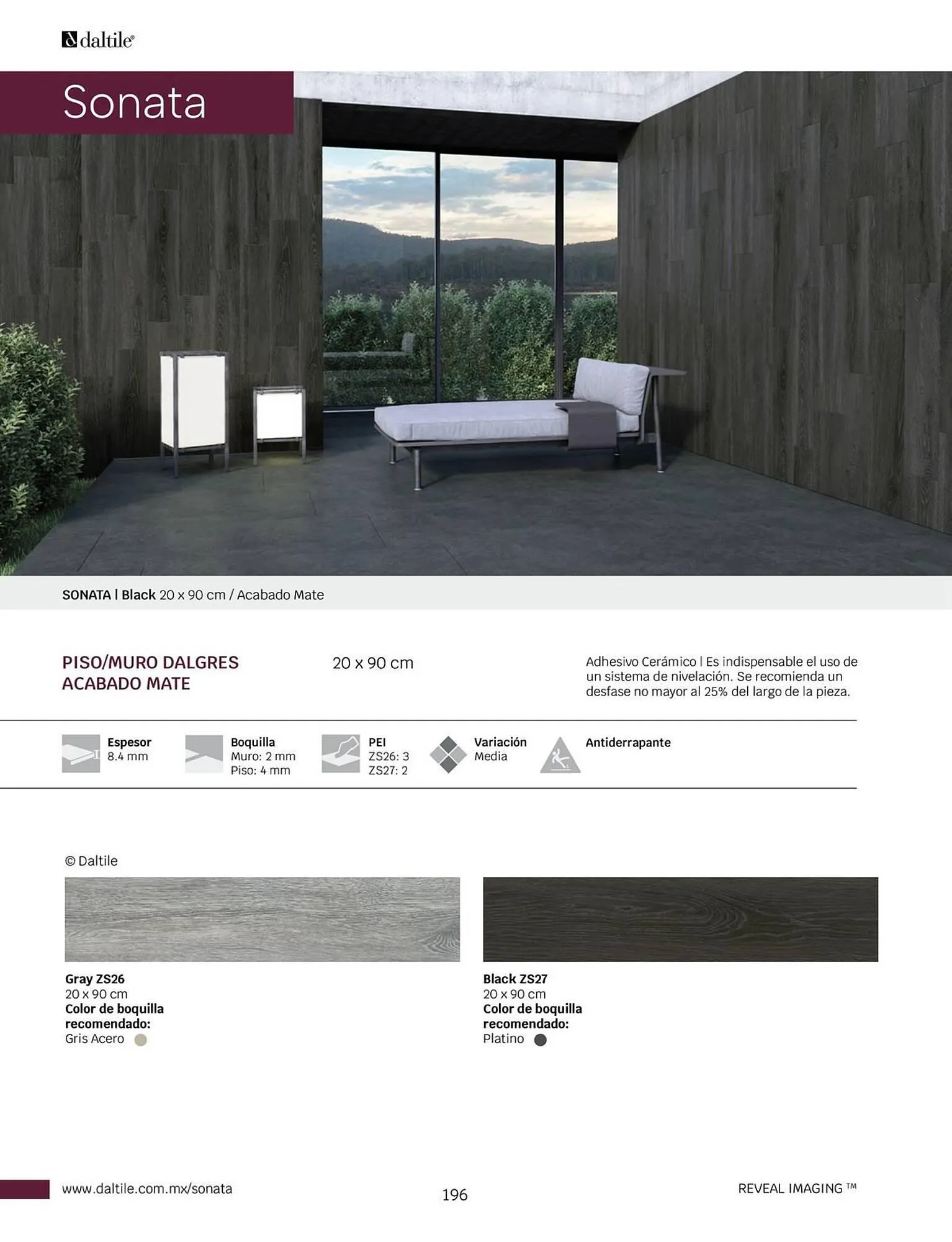 Catálogo de Catálogo Daltile 1 de enero al 31 de diciembre 2024 - Pagina 196