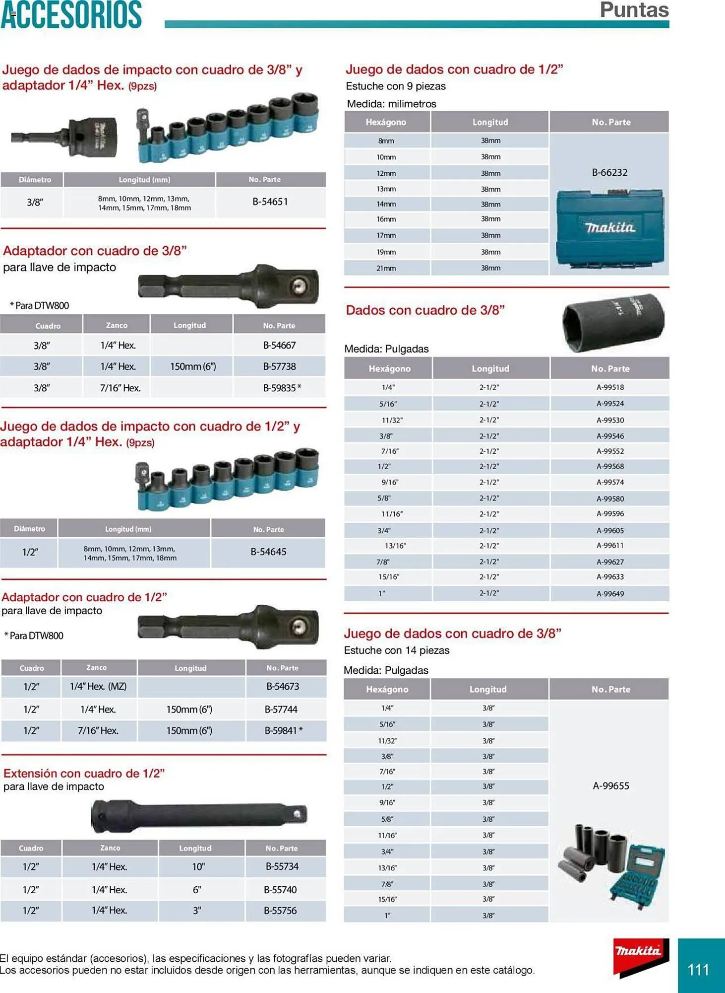 Catálogo de Catálogo Makita 8 de julio al 31 de diciembre 2025 - Pagina 111