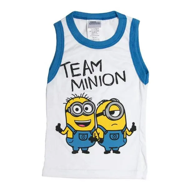 Camiseta Minions DTR Niño 3X Blanco
