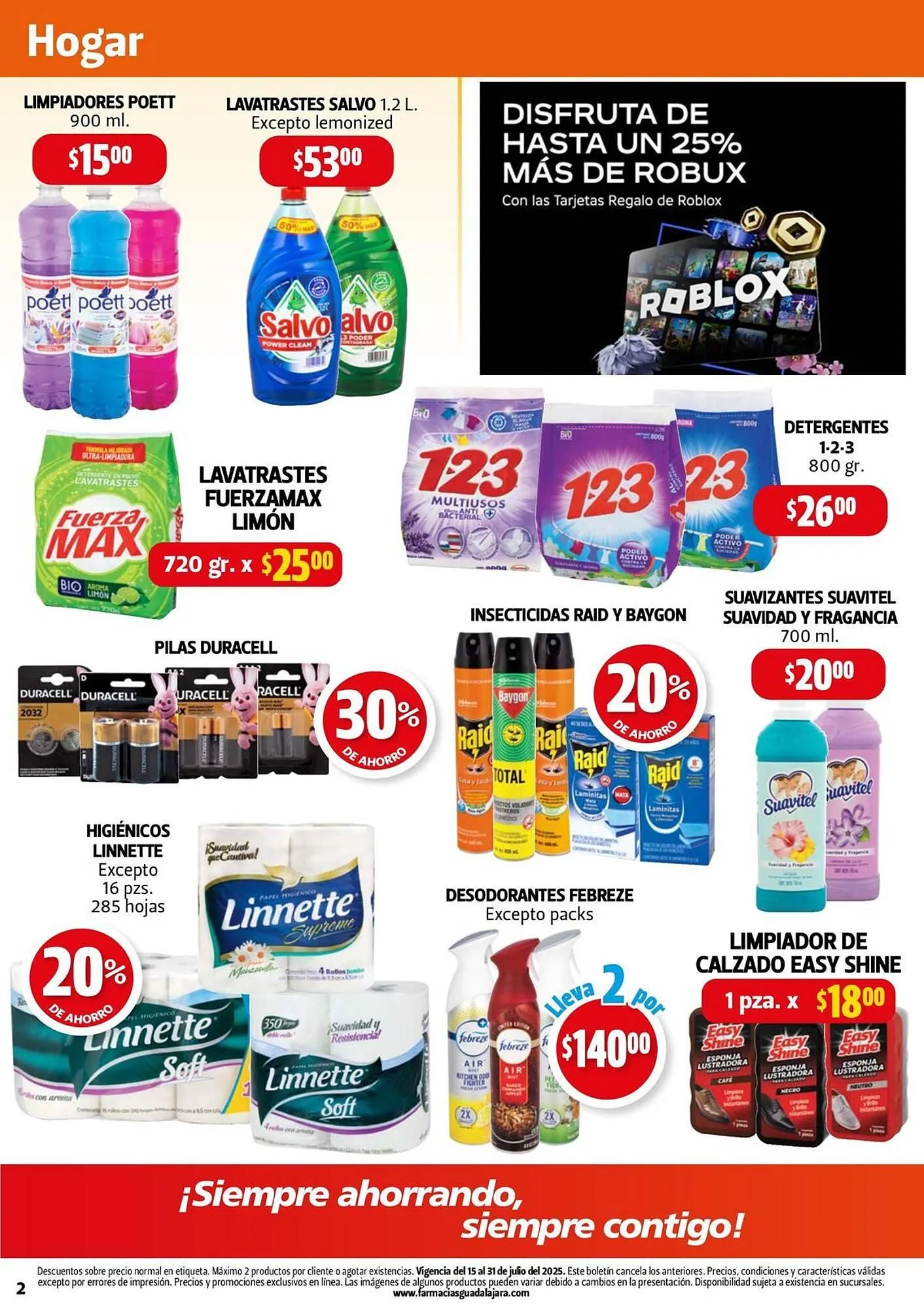 Catálogo de Catálogo Farmacias Guadalajara 15 de julio al 31 de julio 2025 - Pagina 2