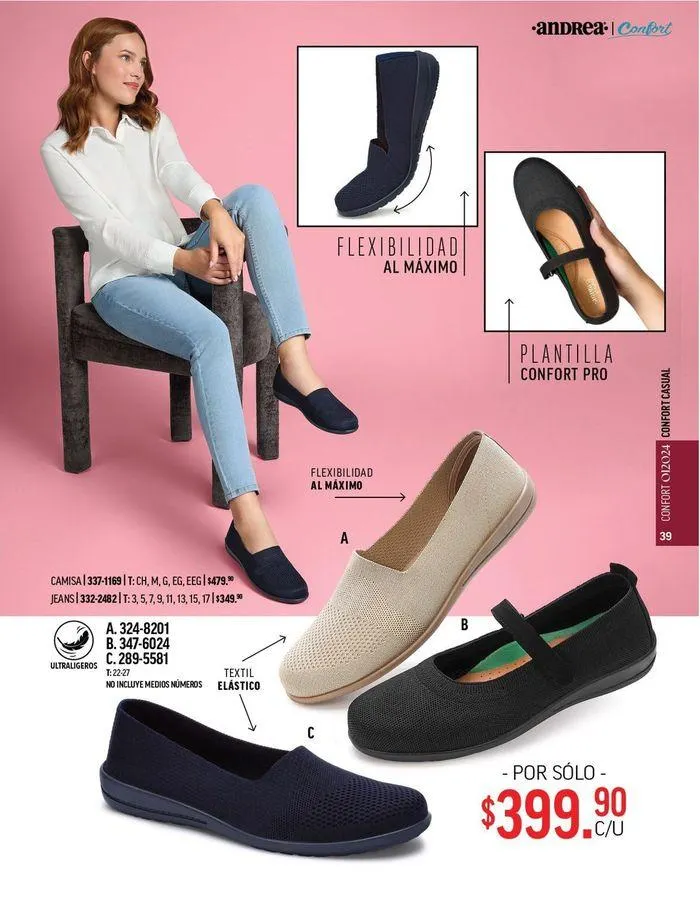 Catálogo de ANDREA - CALZADO CONFORT 26 de agosto al 25 de enero 2025 - Pagina 35