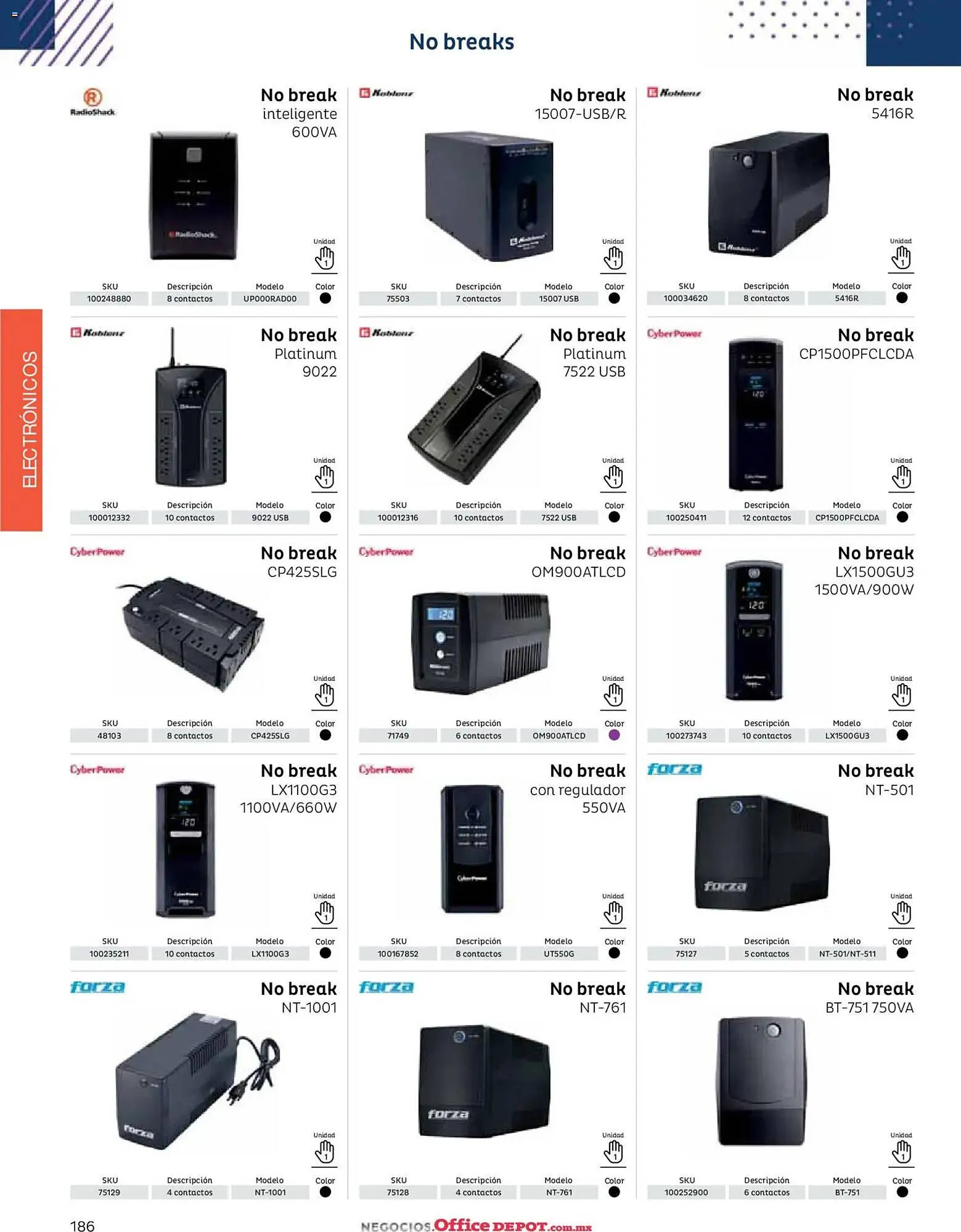 Catálogo de Catálogo Office Depot 12 de enero al 1 de enero 2027 - Pagina 188