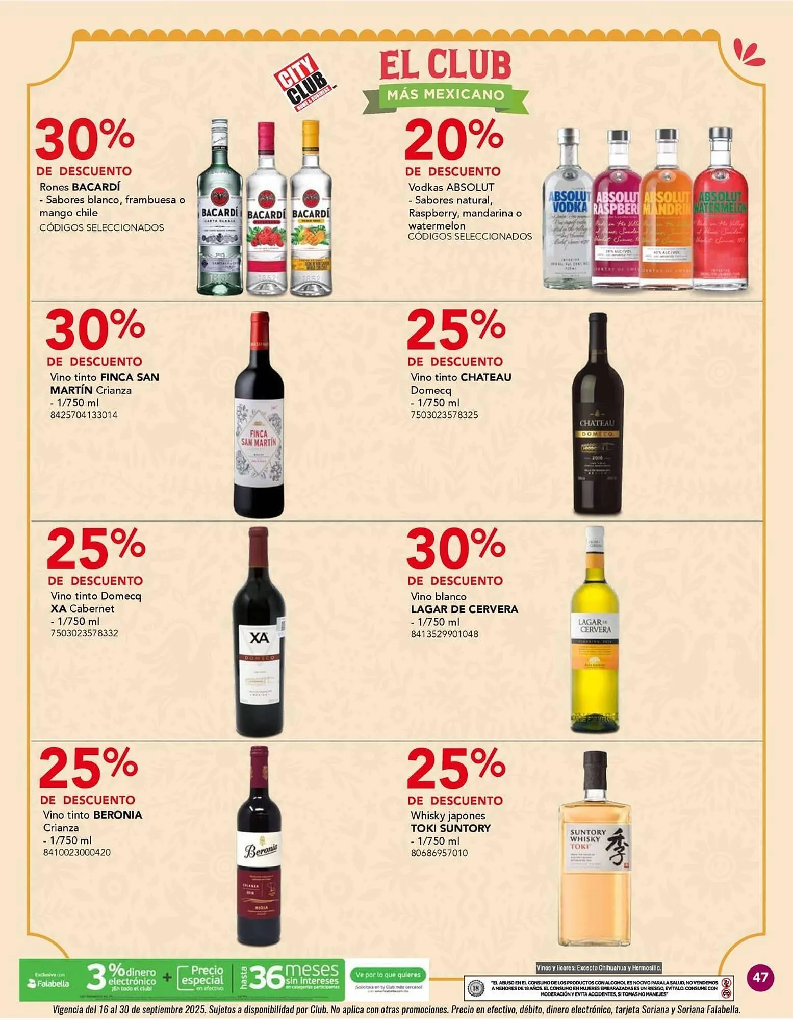 Catálogo de catálogo City Club 2 de septiembre al 30 de septiembre 2025 - Pagina 47