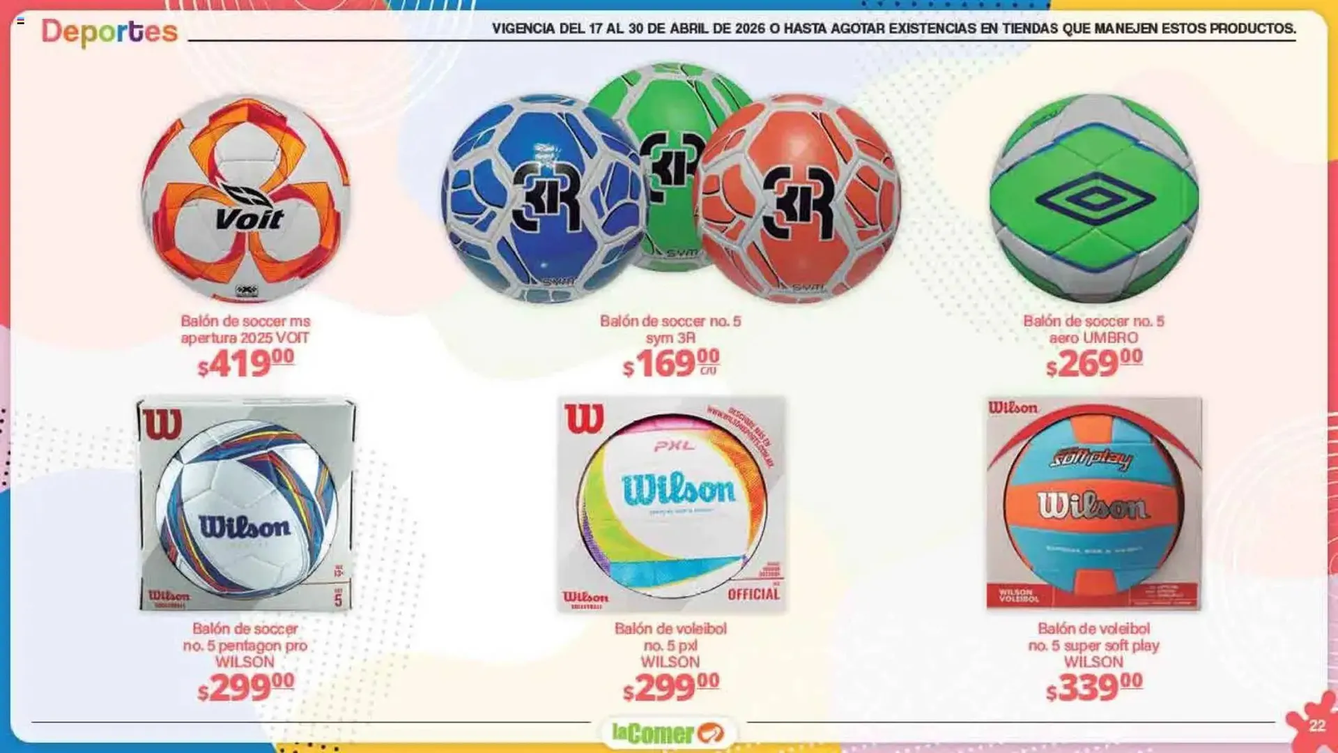 Catálogo de Folleto La Comer 17 de abril al 30 de abril 2026 - Pagina 22