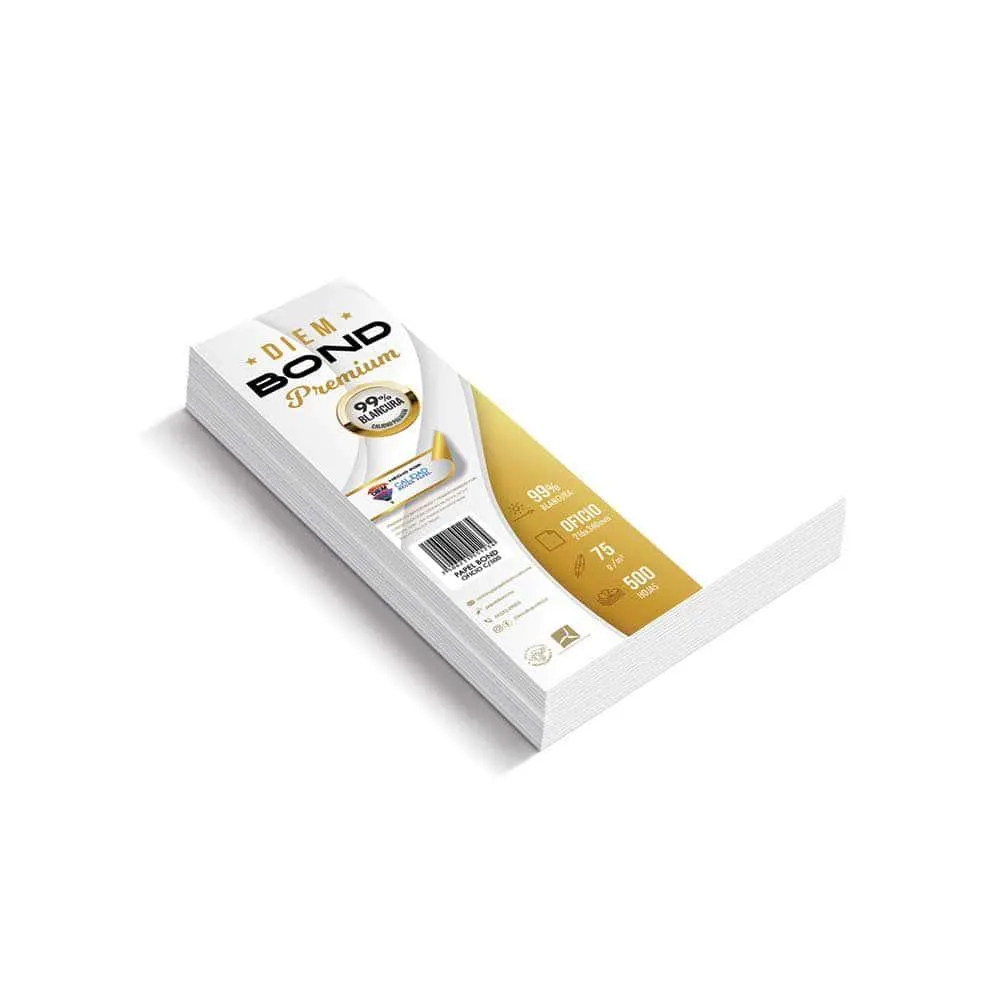 PAPEL BOND PREMIUM TAMAÑO OFICIO99% BLANCURA 75G