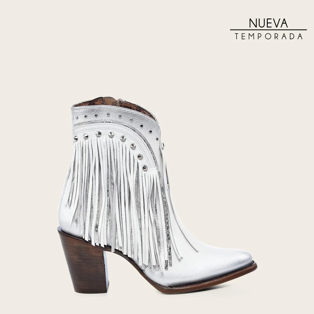 Botín para dama en piel genuina