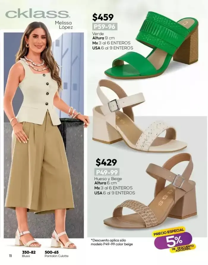 Catálogo de Catálogo Cklass Calzado Novedades de Verano 2025 México 28 de marzo al 27 de abril 2025 - Pagina 12