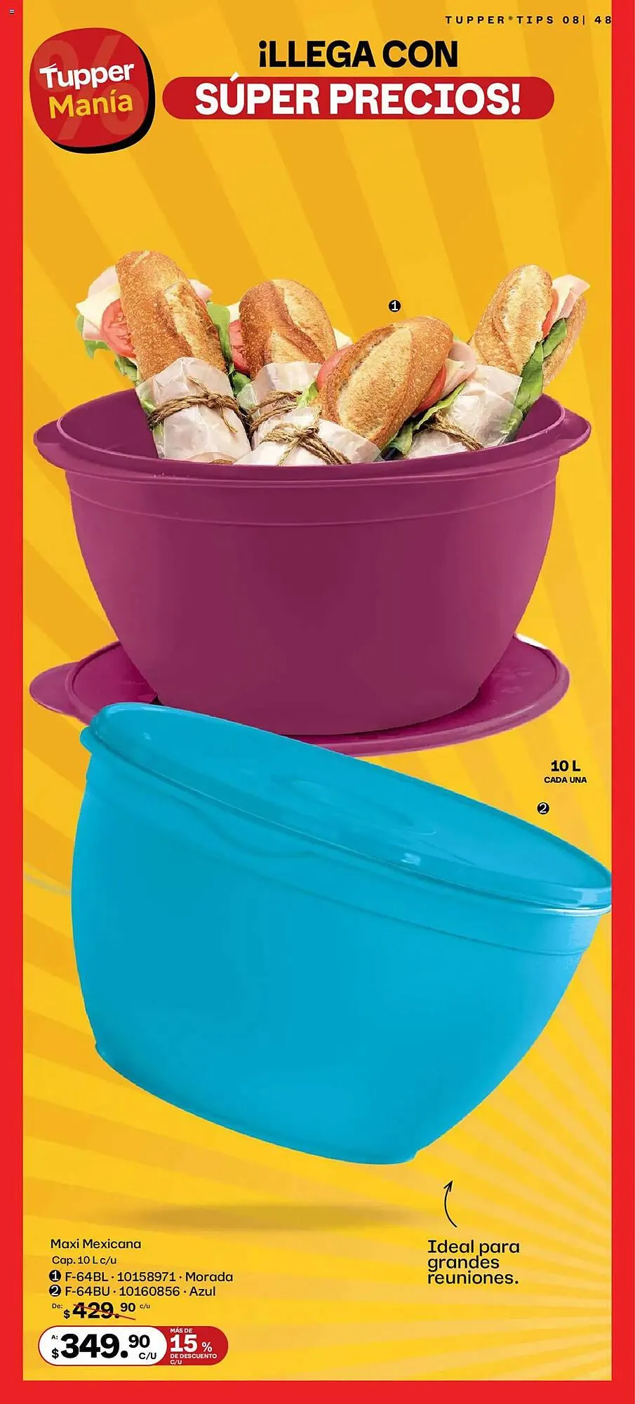 Catálogo de Catálogo Tupperware 14 de julio al 11 de agosto 2025 - Pagina 48
