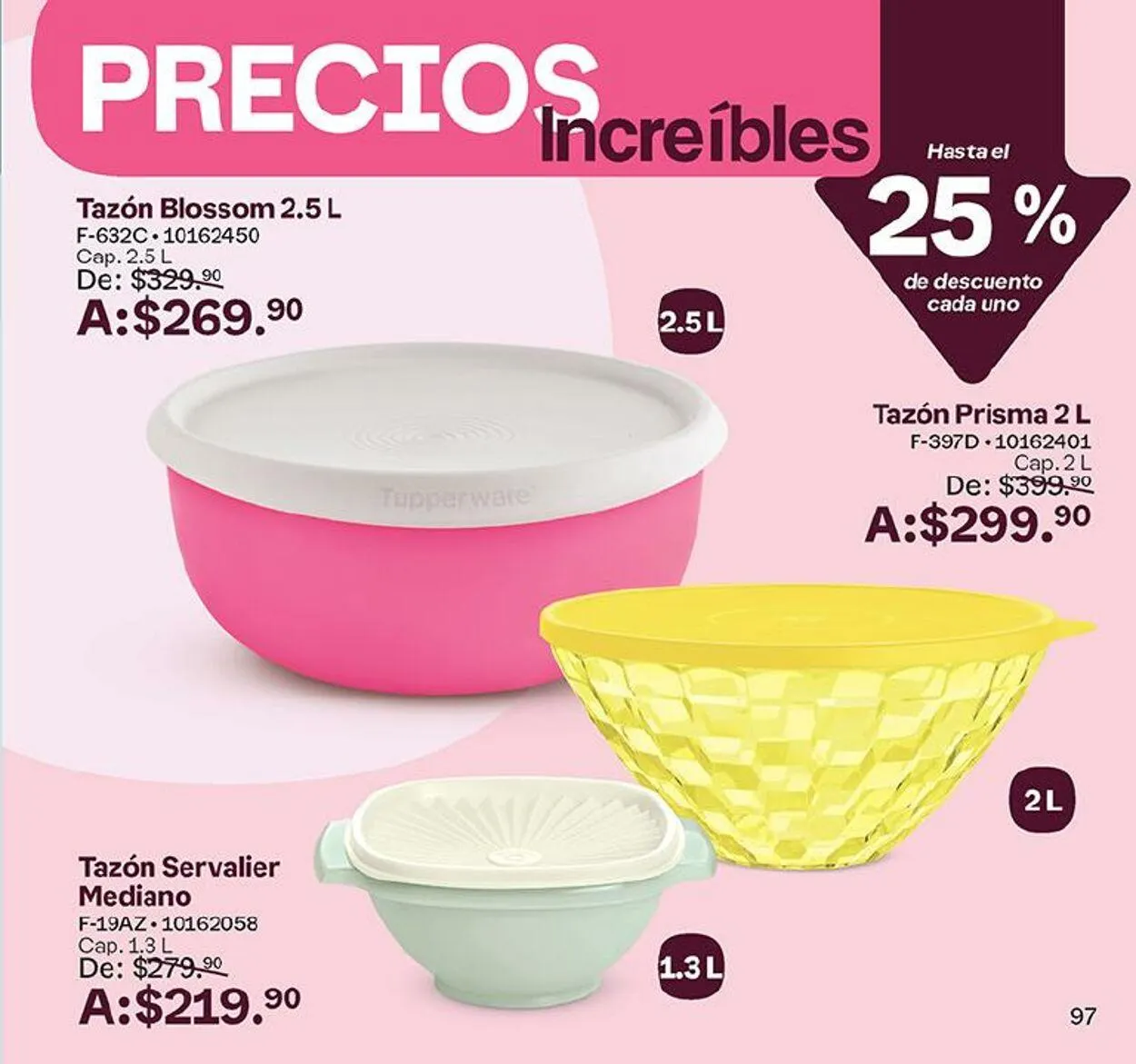 Catálogo de Tupperware 4 de septiembre al 16 de septiembre 2024 - Pagina 97