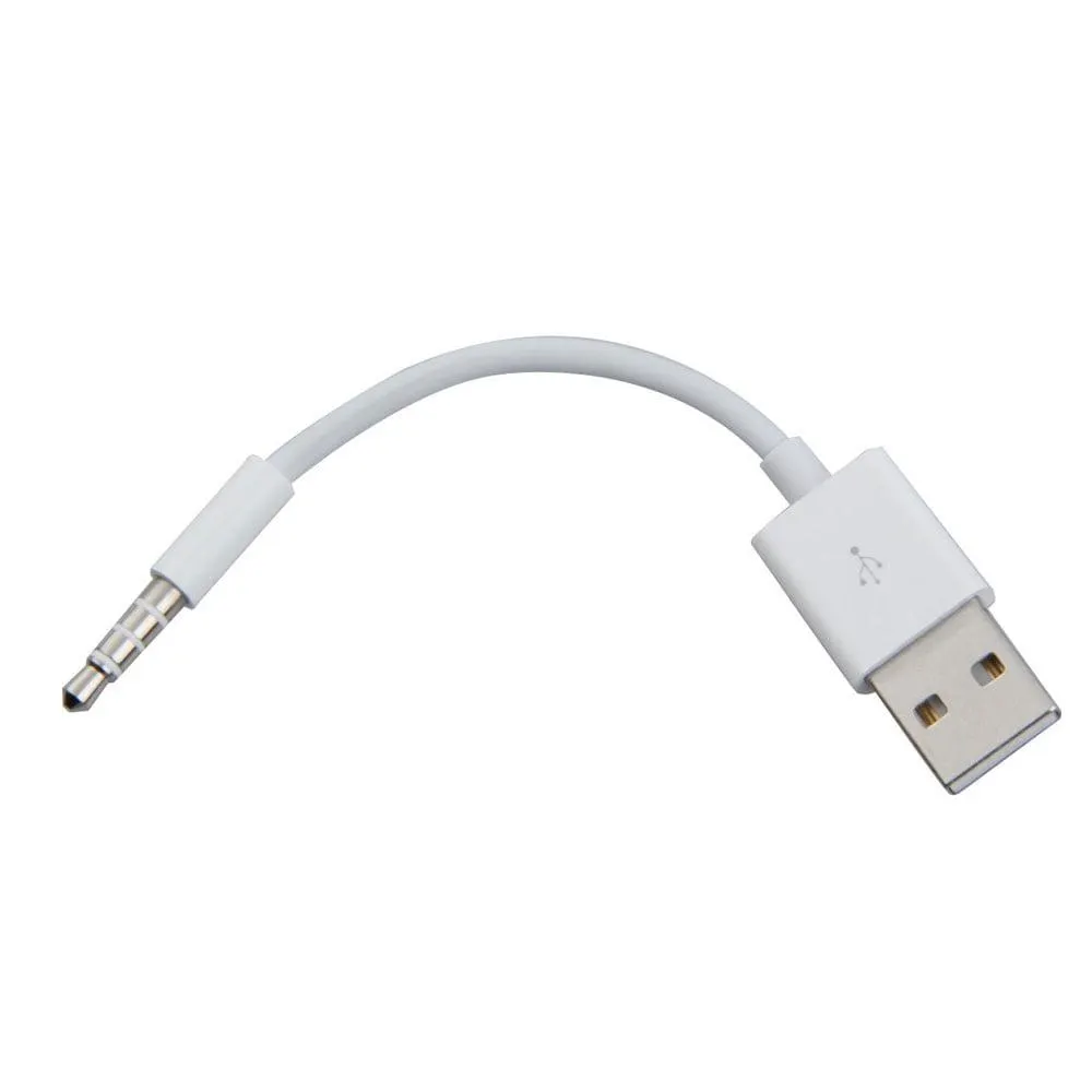 Cable de audio y sincronización de datos USB de 3,5 mm para iPod Shuffle de tercera y cuarta generación Likrtyny Para estrenar