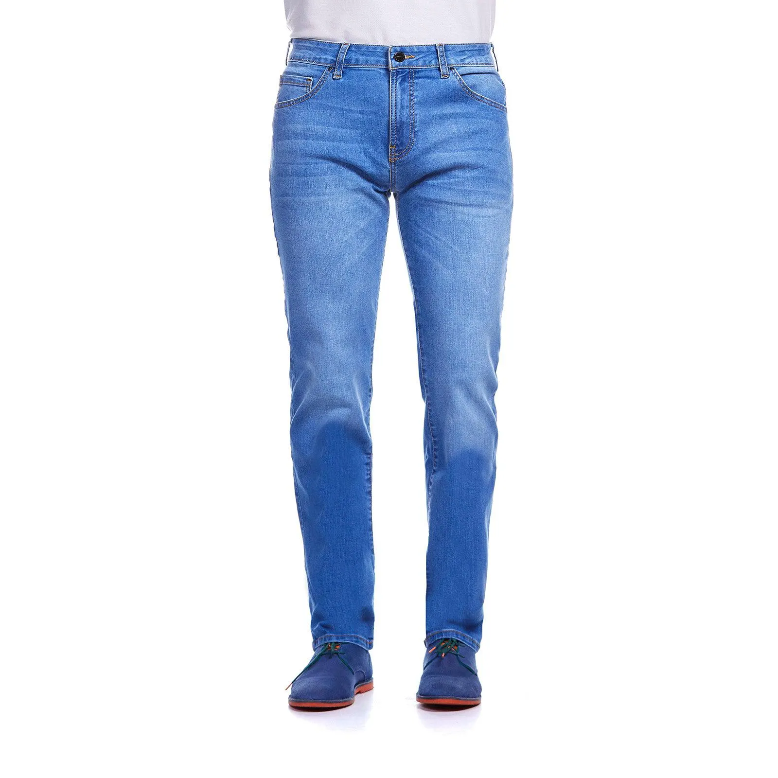 Jeans causual para hombre | Azul | Slim fit