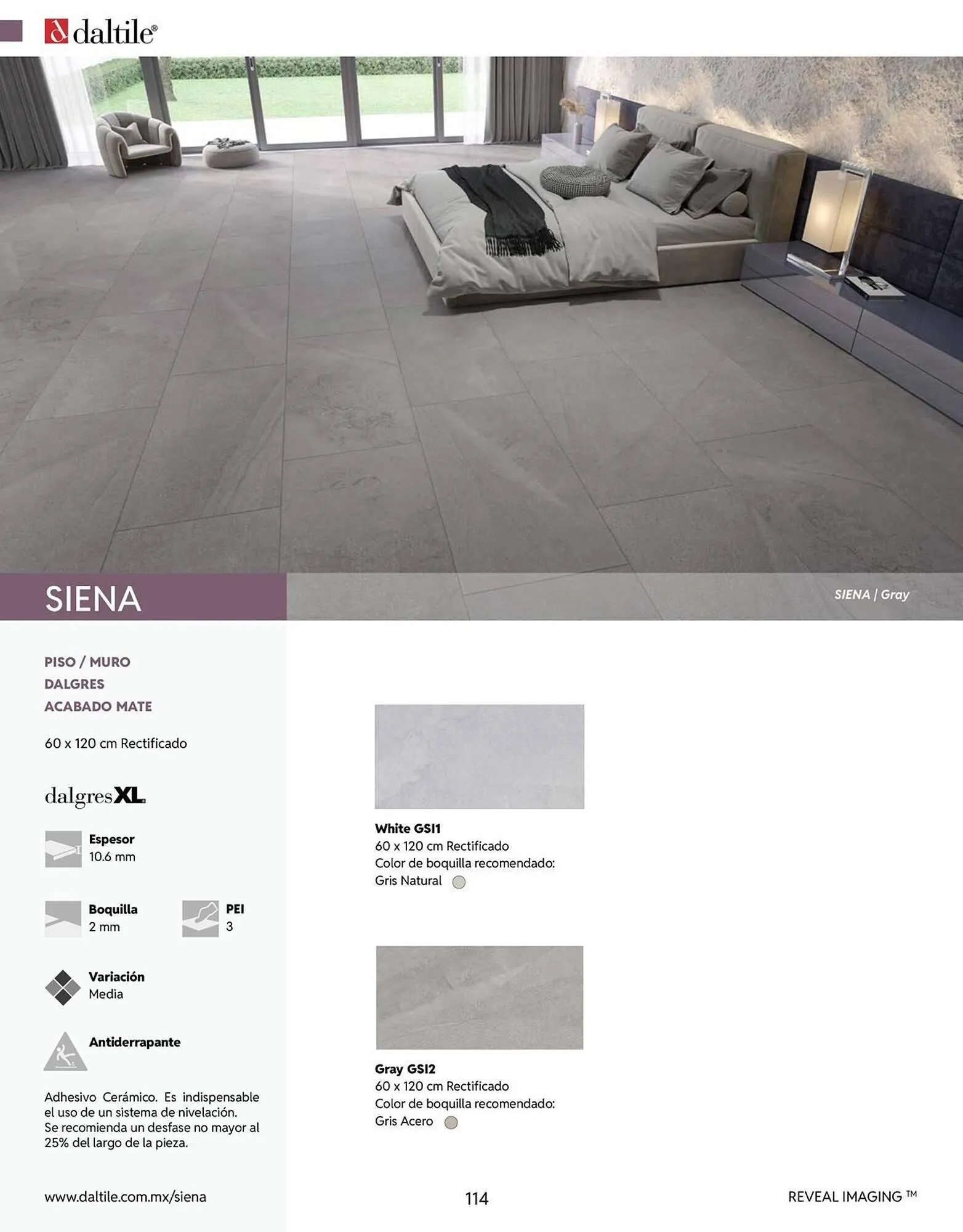 Catálogo de Catálogo Daltile 13 de enero al 31 de diciembre 2026 - Pagina 114