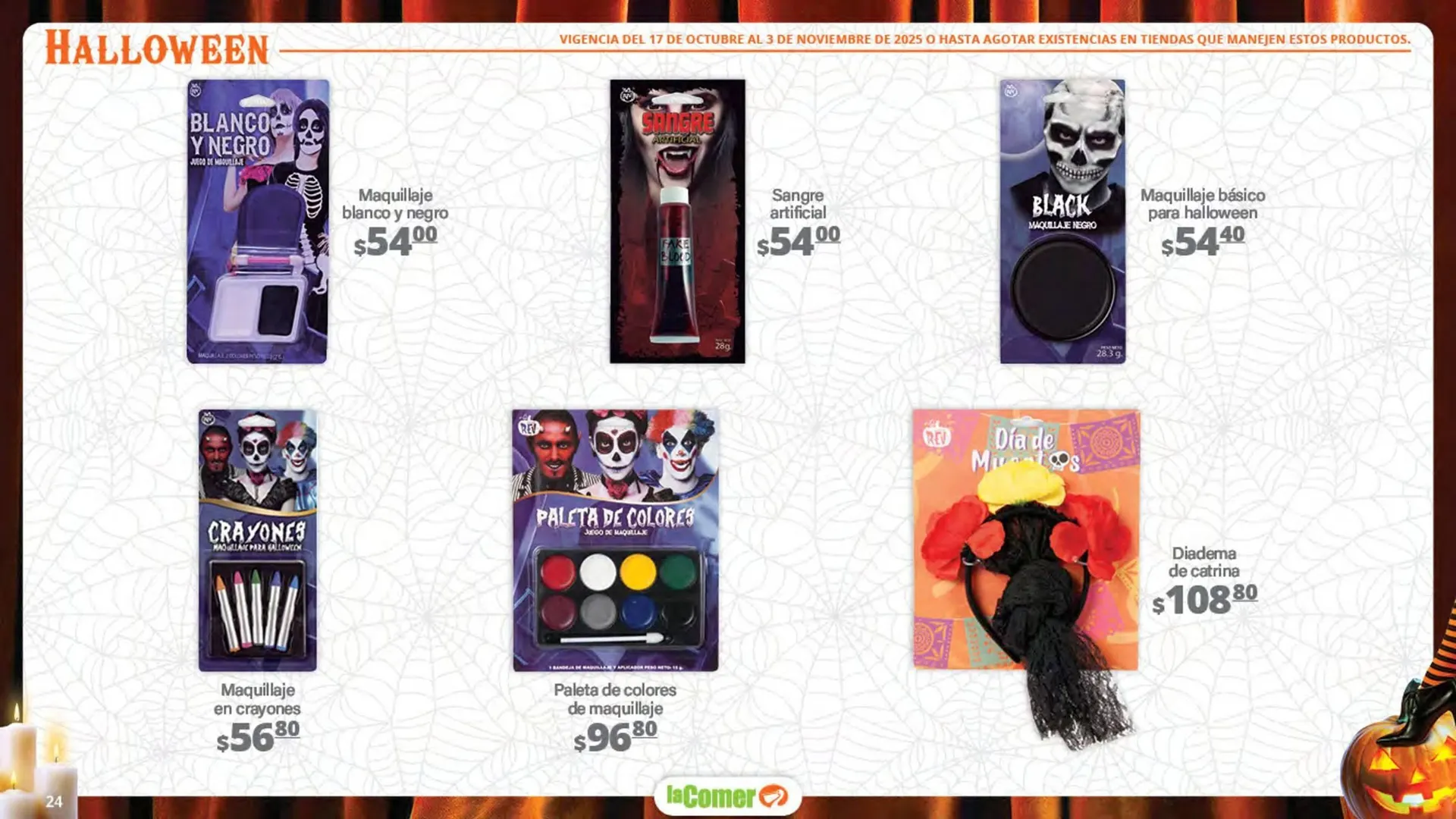 Catálogo de Folleto La Comer 17 de octubre al 3 de noviembre 2025 - Pagina 24