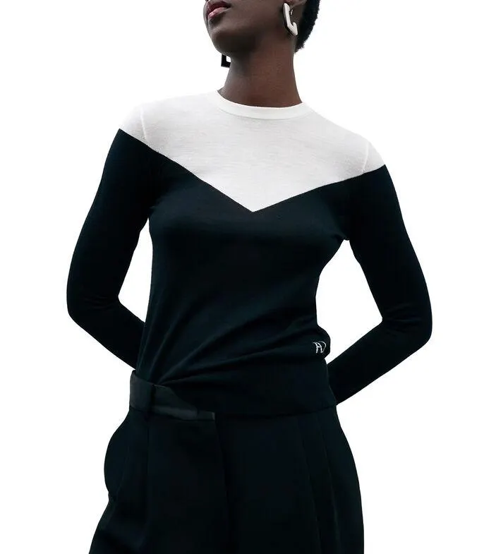 Jersey con bloques Mujer