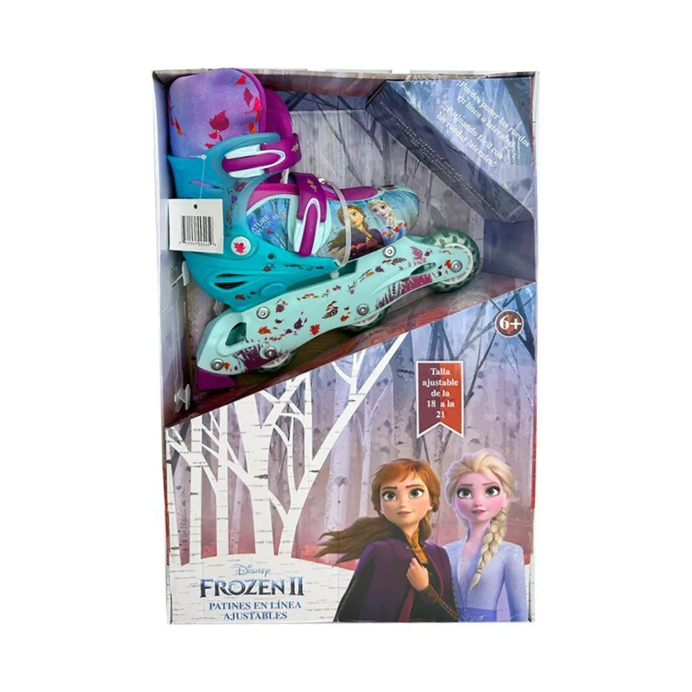 Patines Ajustables para Niña con 3 Ruedas de Frozen 651551005459