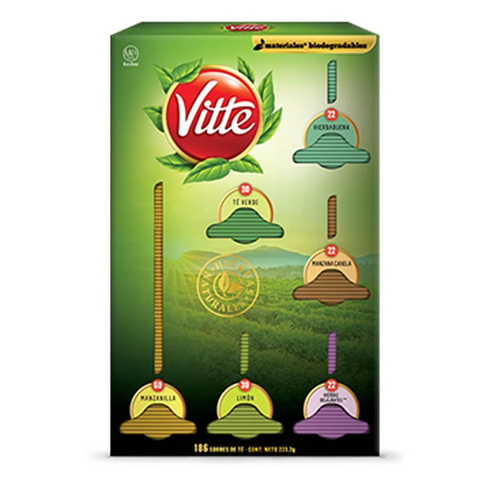 Té Variedad Selecta Vitte 186 Sobres