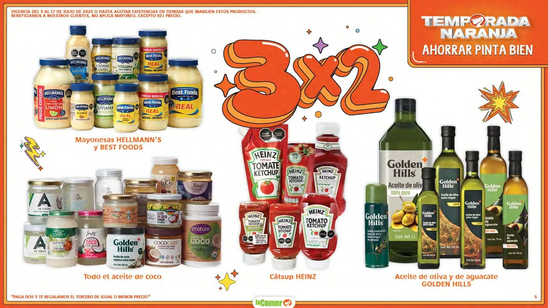 Catálogo de Catálogo La Comer 9 de julio al 17 de julio 2025 - Pagina 5