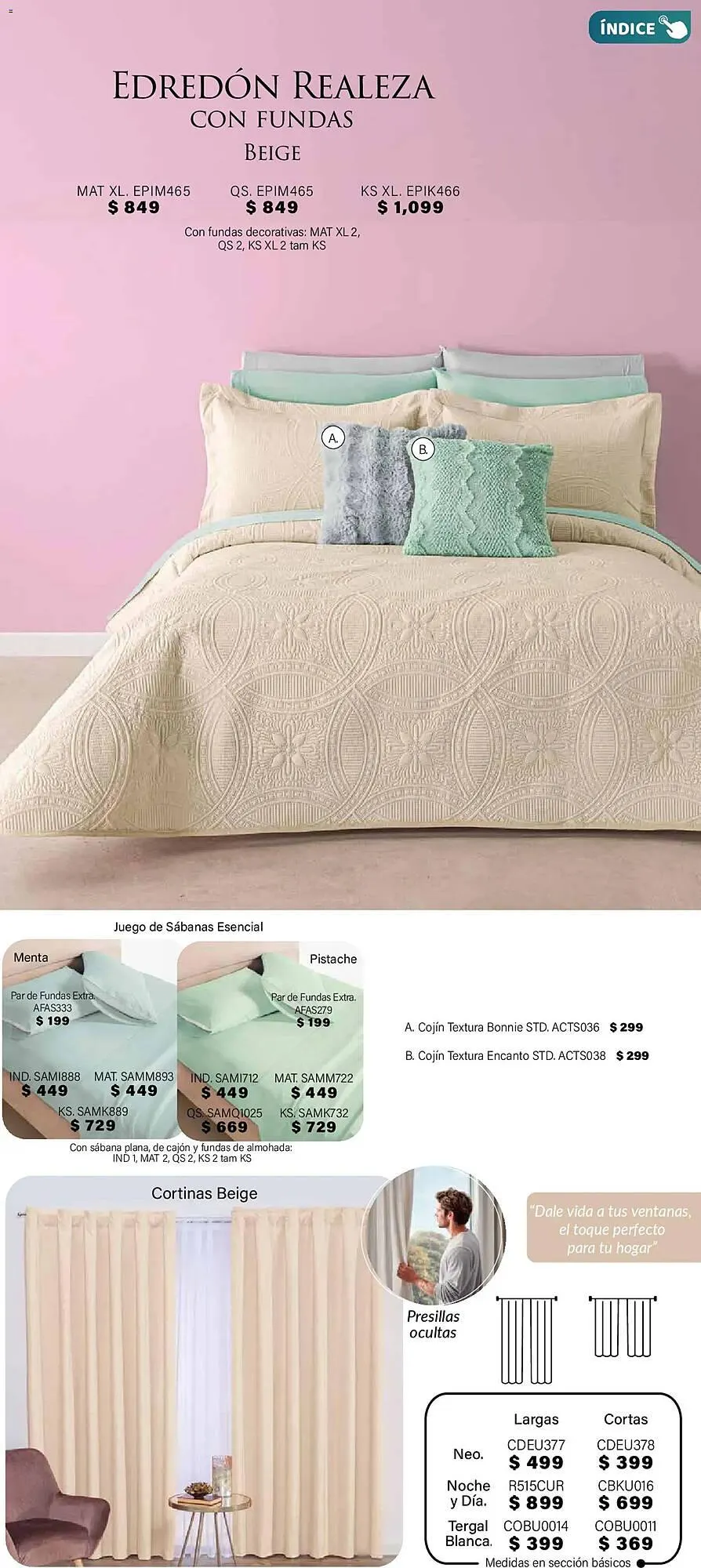 Catálogo de Catálogo Colchas Concord 1 de noviembre al 1 de febrero 2026 - Pagina 58