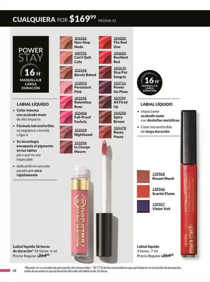 Catálogo de Avon COSMÉTICOS C3 3 de enero al 3 de febrero 2025 - Pagina 42
