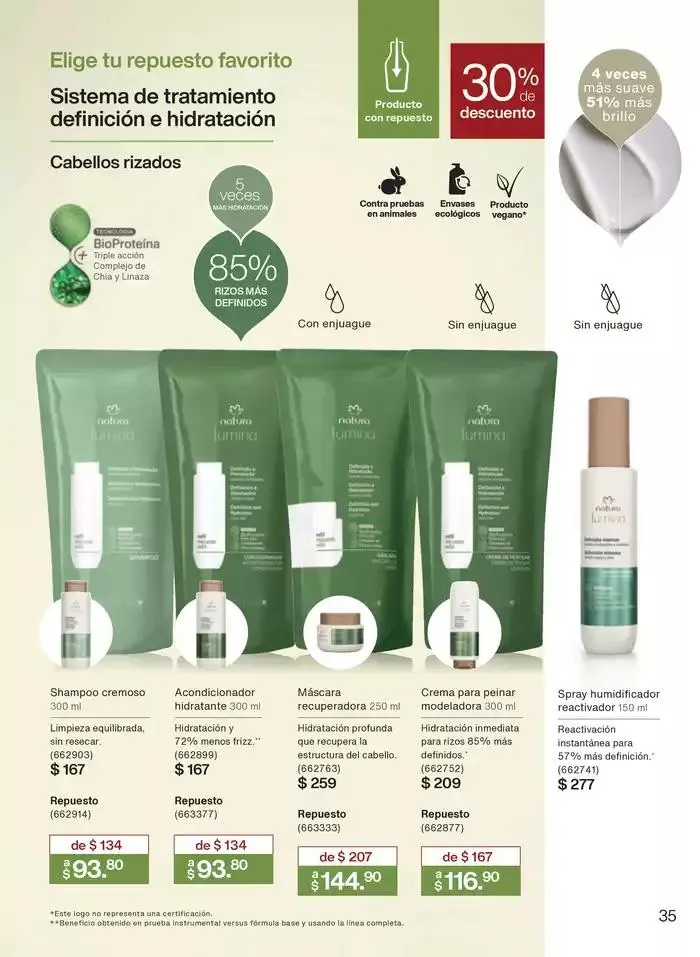 Catálogo de Avon Folleto Natura C7 17 de marzo al 25 de julio 2025 - Pagina 35