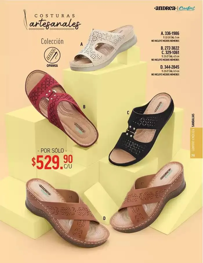 Catálogo de ANDREA - CALZADO CONFORT 26 de agosto al 25 de enero 2025 - Pagina 78