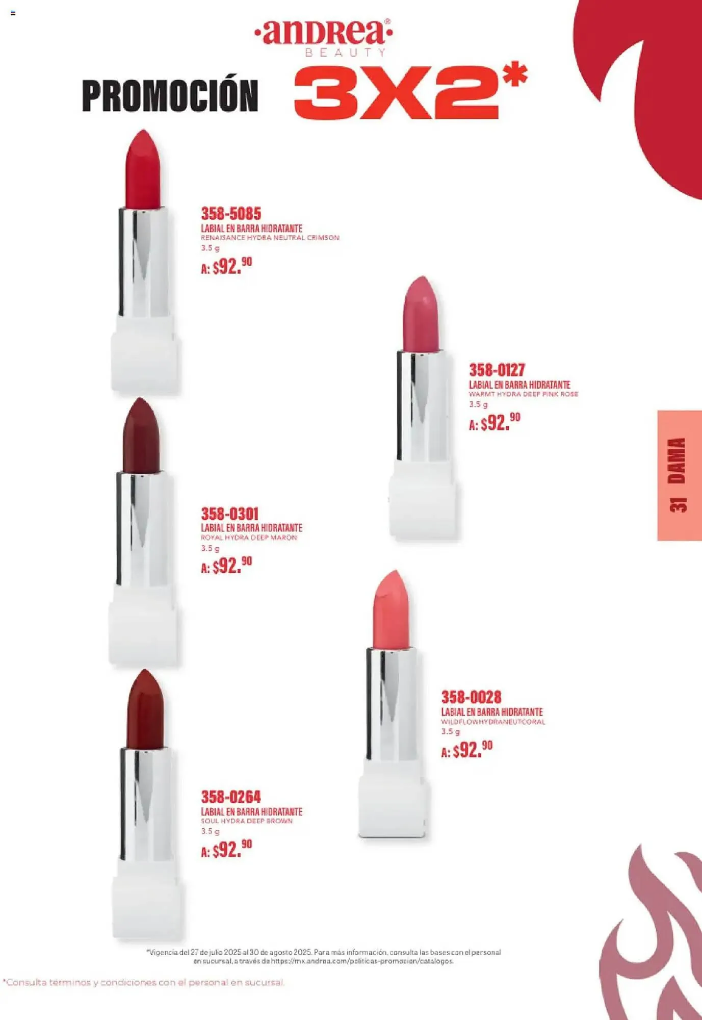 Catálogo de Catálogo Andrea 27 de julio al 30 de julio 2025 - Pagina 31
