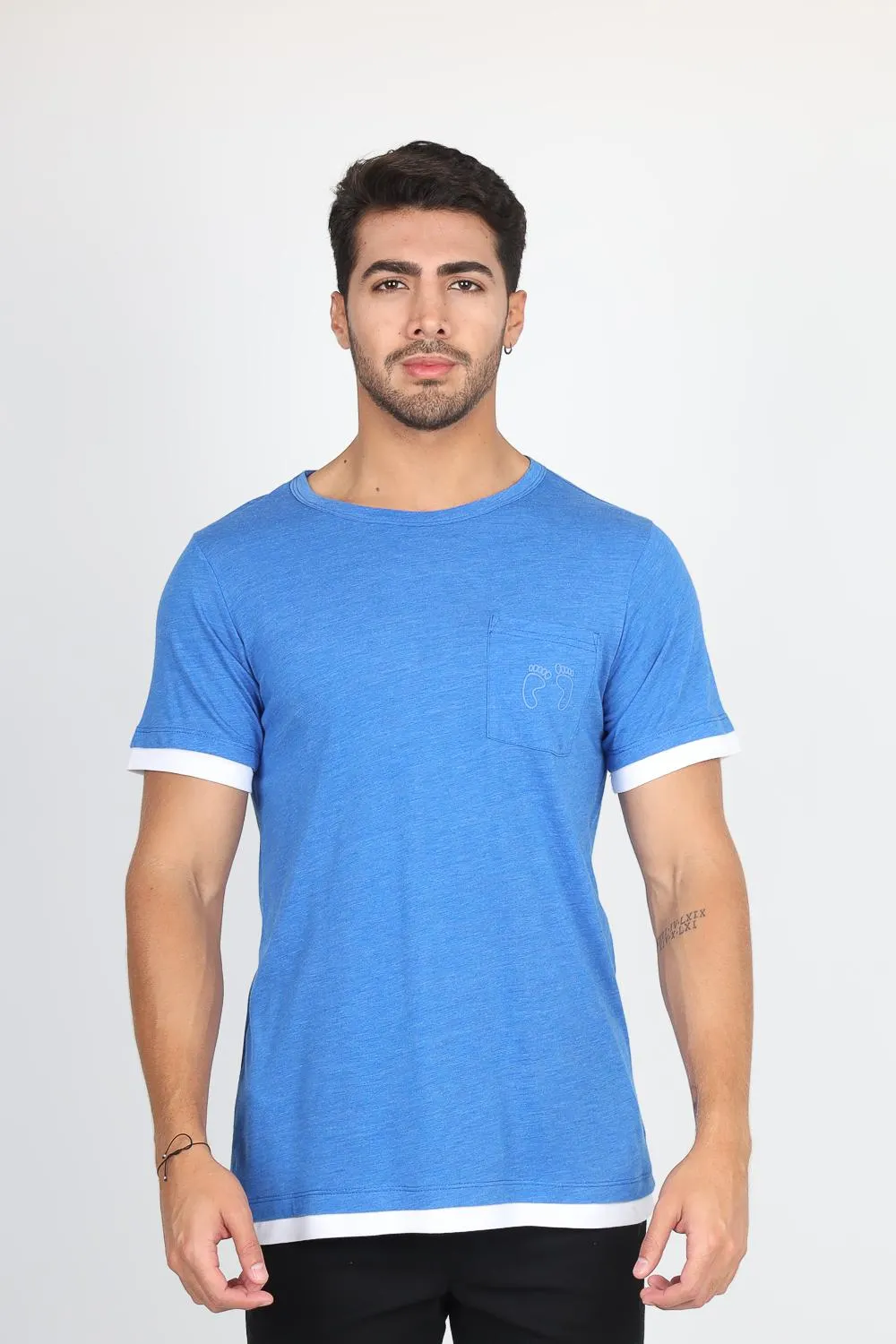 Playera con bolsillo recycled