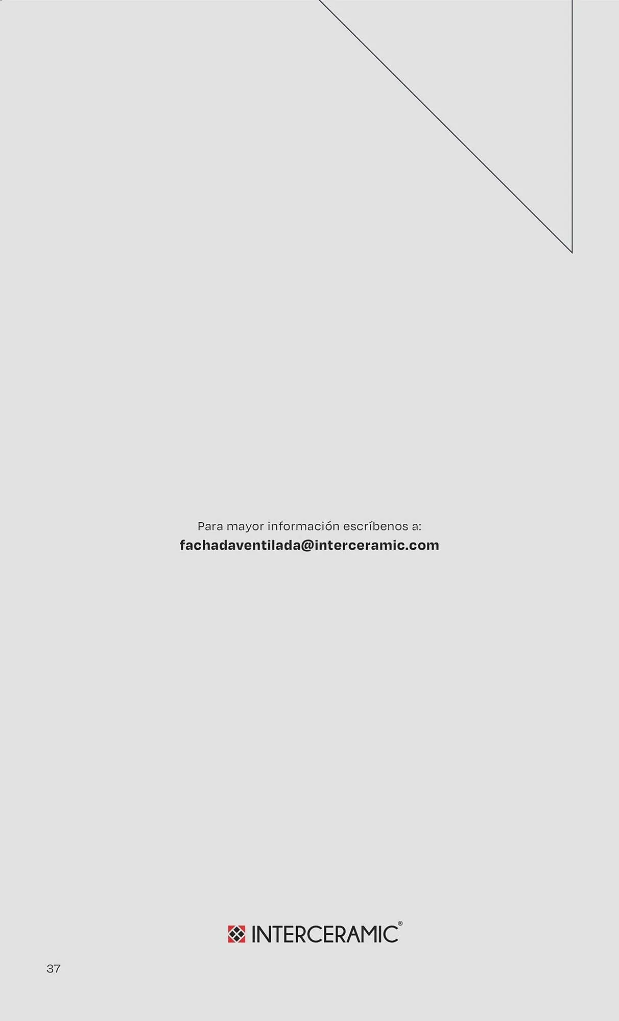 Catálogo de Catálogo Interceramic 3 de octubre al 3 de octubre 2026 - Pagina 38