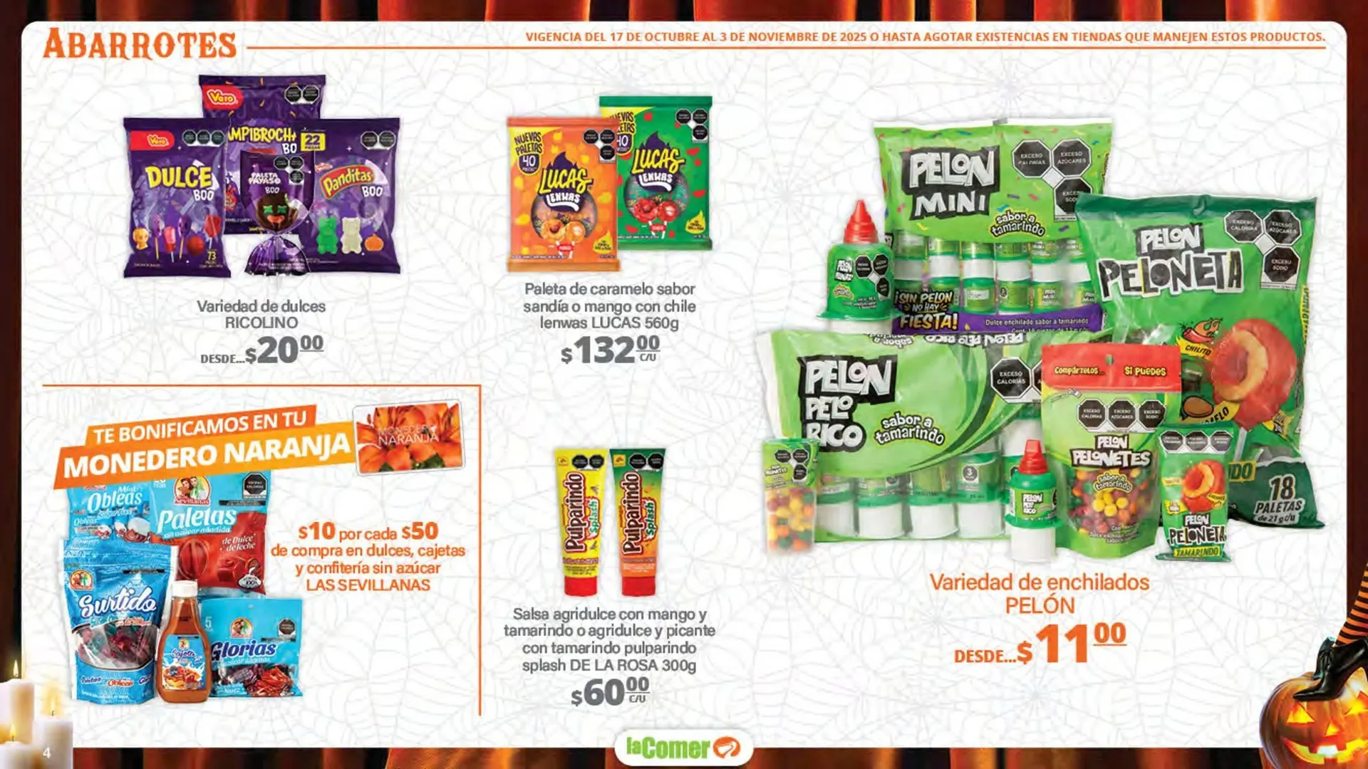 Catálogo de Folleto La Comer 17 de octubre al 3 de noviembre 2025 - Pagina 4