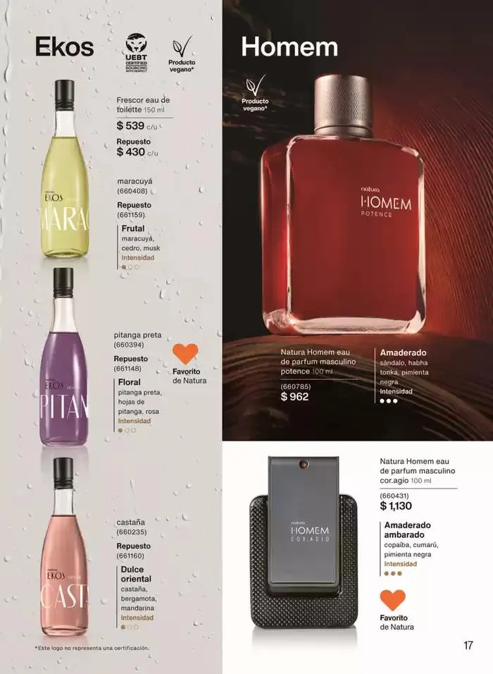 Catálogo de Avon Folleto Natura C19 28 de octubre al 5 de diciembre 2024 - Pagina 17