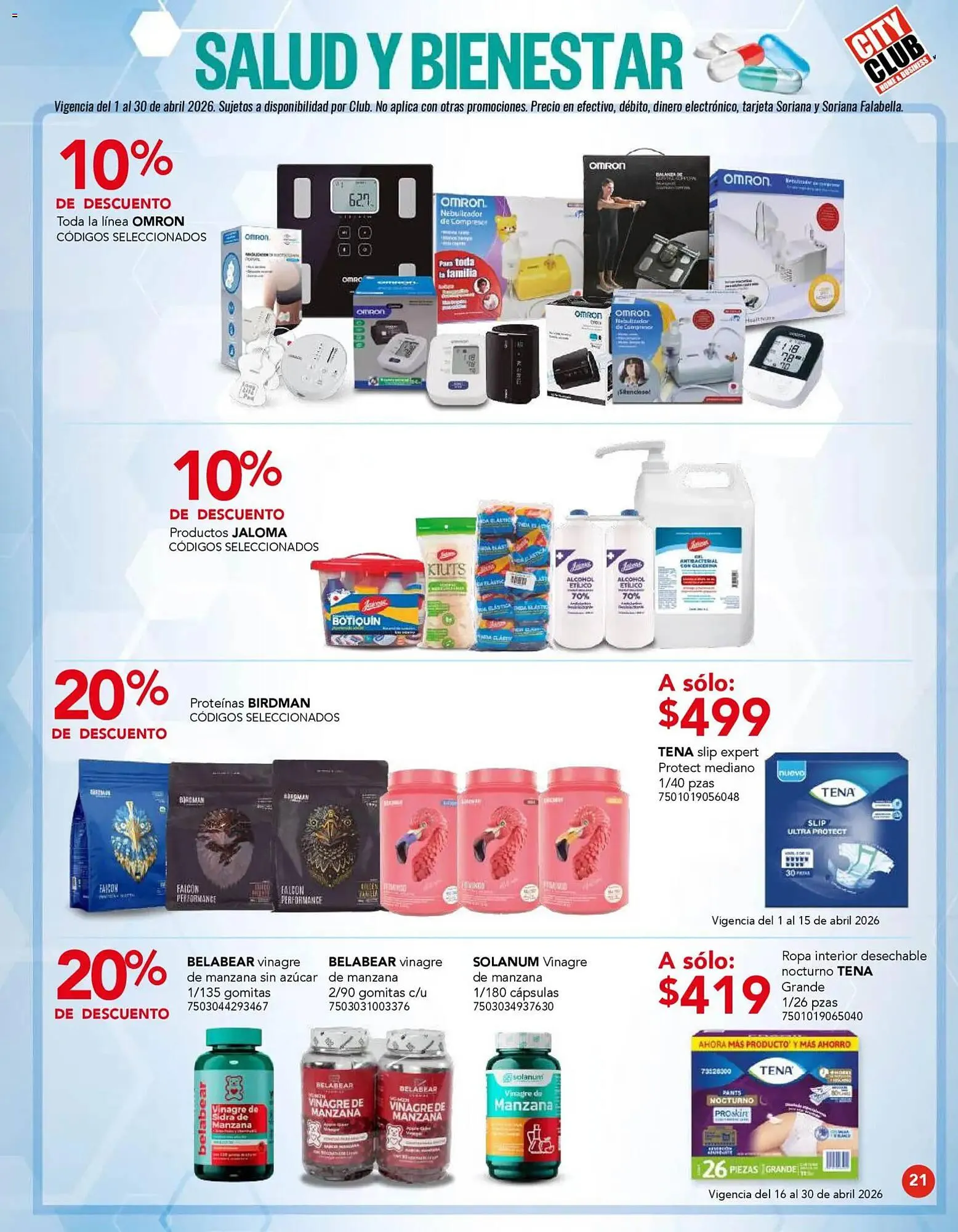 Catálogo de Catálogo City Club 1 de abril al 1 de mayo 2026 - Pagina 21