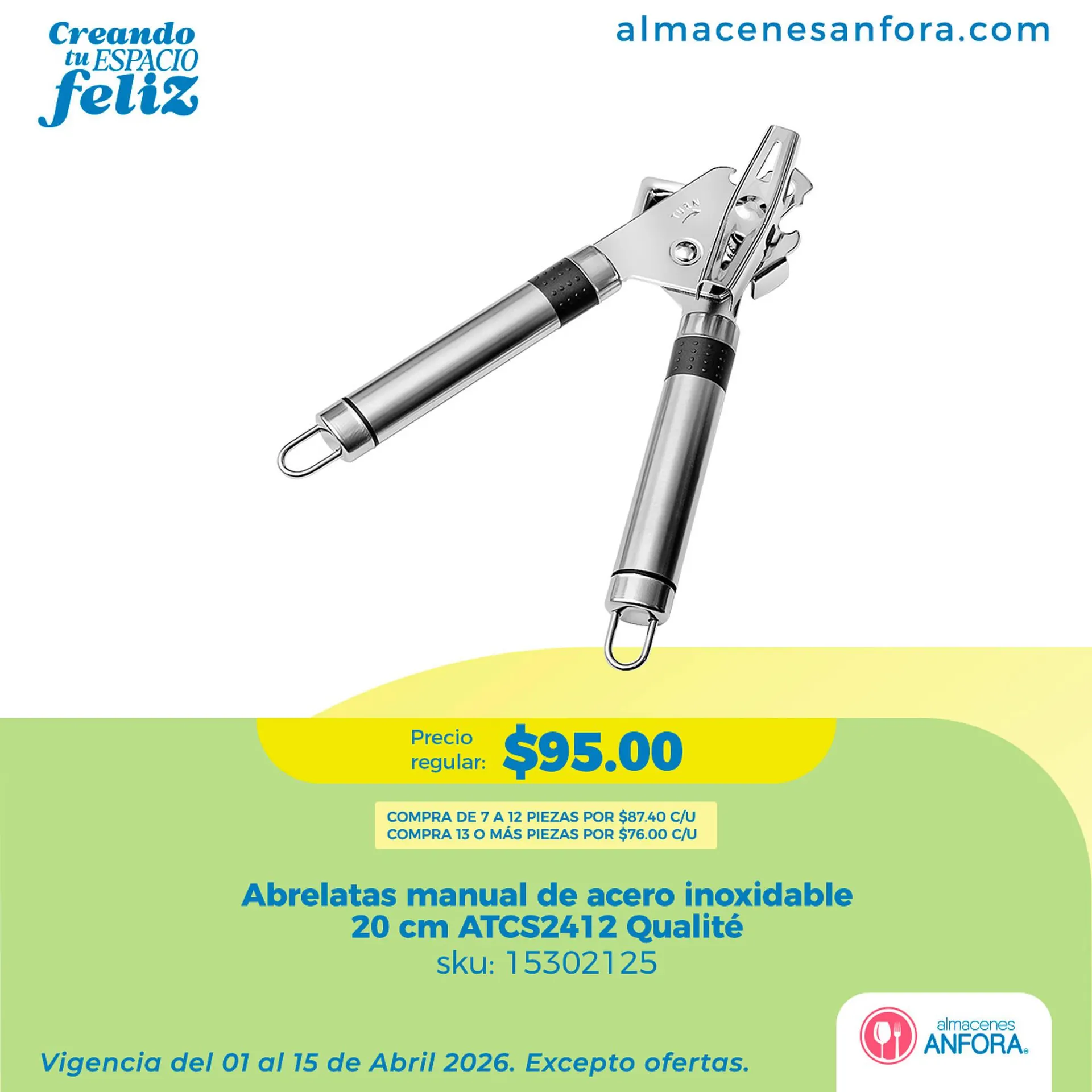 Catálogo de Catálogo Almacenes Anfora 9 de abril al 15 de abril 2026 - Pagina 3