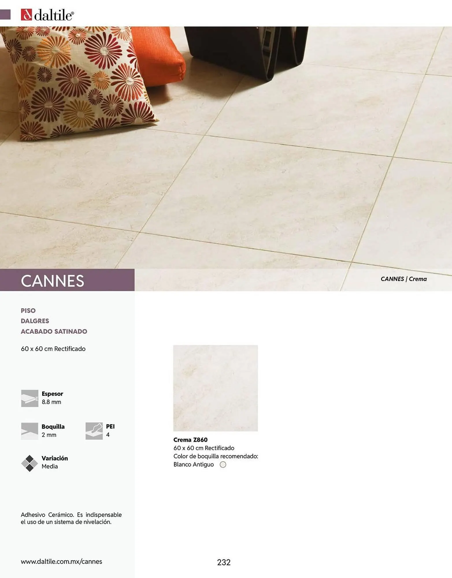 Catálogo de Catálogo Daltile 13 de enero al 31 de diciembre 2026 - Pagina 232