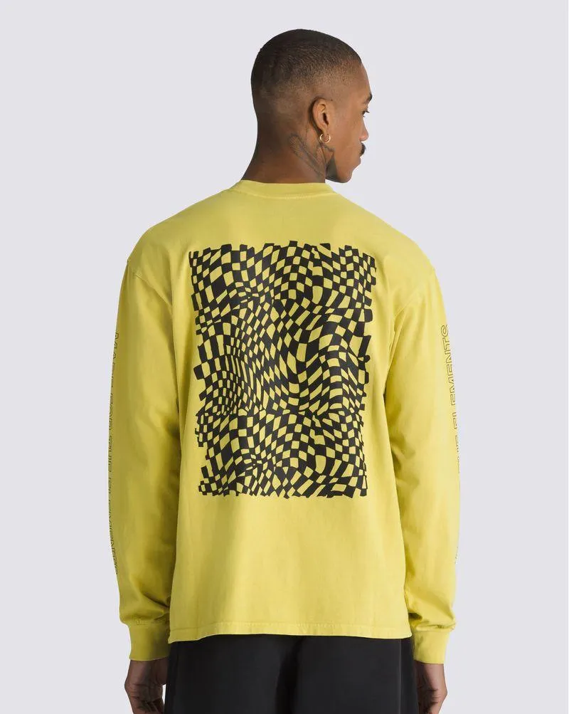 Playera MTE Warp Check manga larga