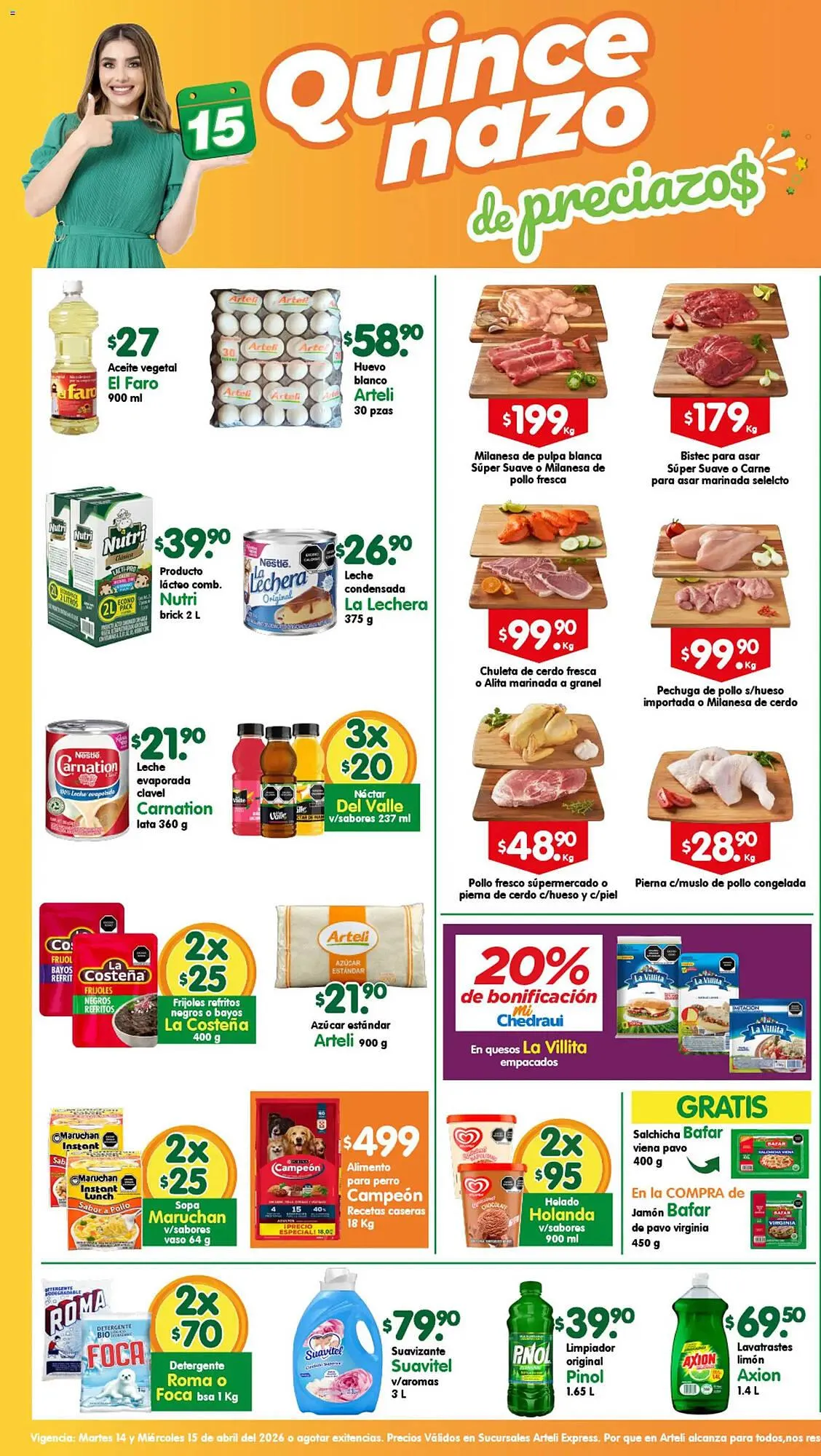 Catálogo de Folleto Arteli 14 de abril al 16 de abril 2026 - Pagina 1