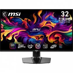 Monitor Gamer MSI MPG 321URX QD-OLED 31.5", 3840x2160 4K Ultra HD, 240Hz, HDMI/DisplayPort, Negro