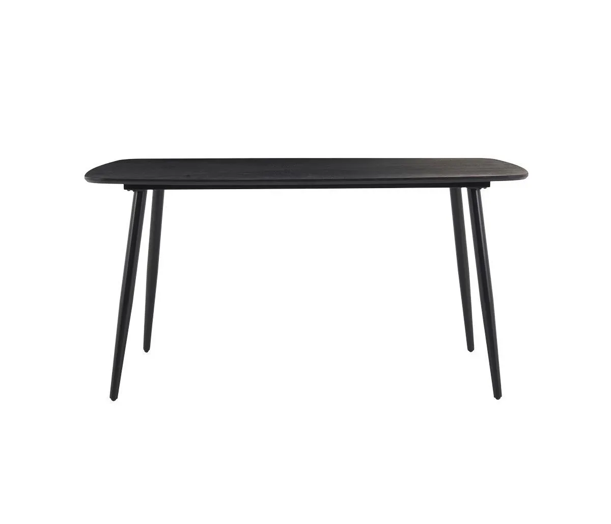 Mesa de comedor Sopra 150 cm pata negra - Negro