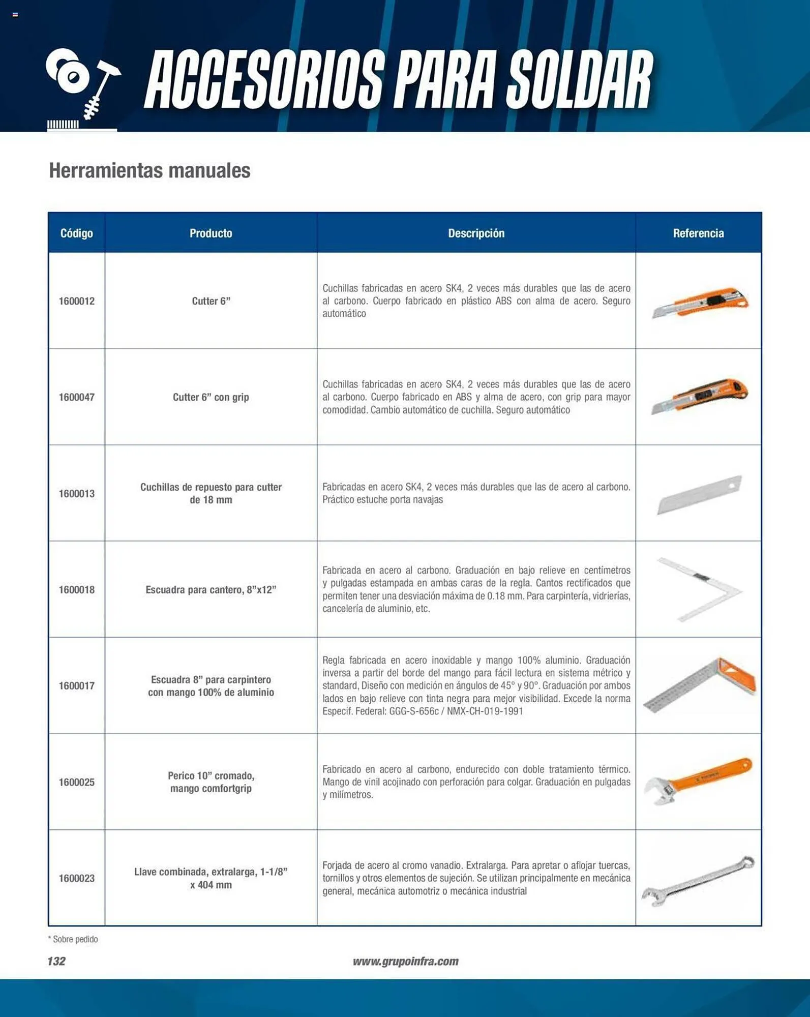 Catálogo de Catálogo Infra 1 de febrero al 31 de diciembre 2023 - Pagina 134