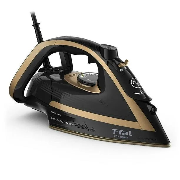 Plancha T-Fal Puregliss Suela Durilium Autoclean 1800W FV8064X0