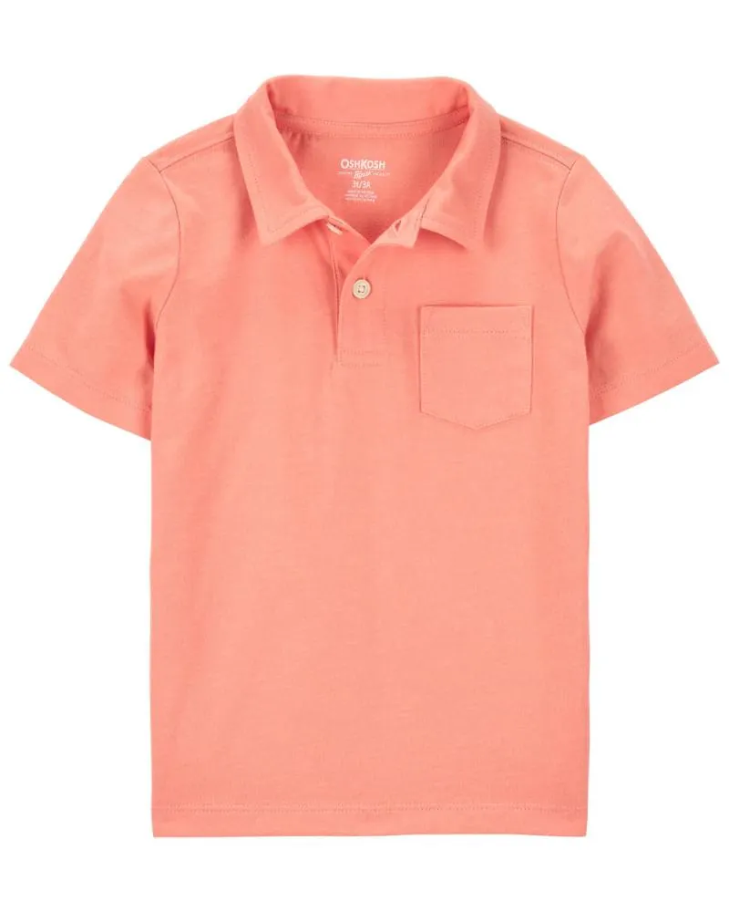 Playera Jersey De Algodón Con Bolsillos Henley Oshkosh B'Gosh