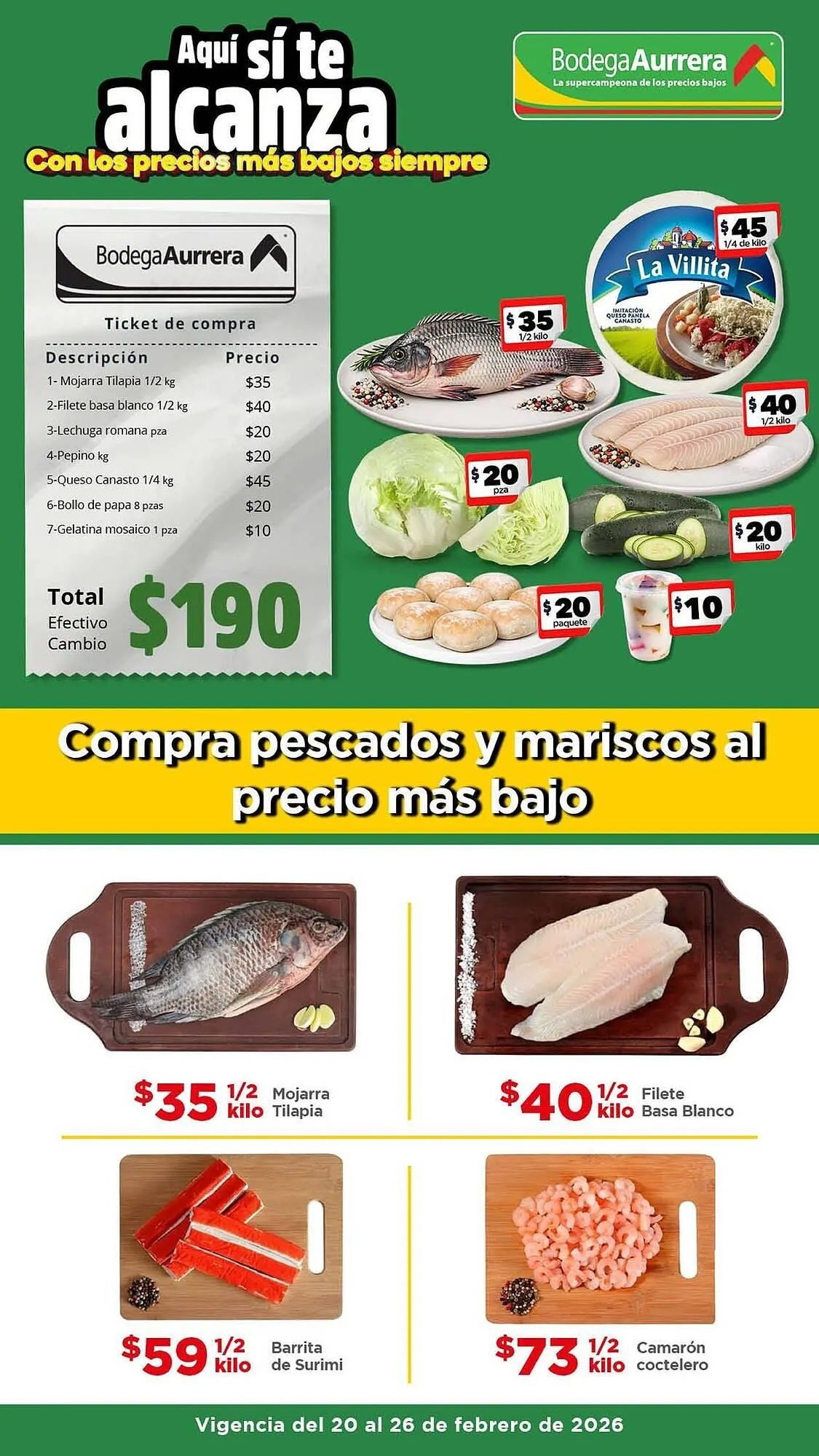 Catálogo de Folleto Bodega Aurrerá 20 de febrero al 26 de febrero 2026 - Pagina 1