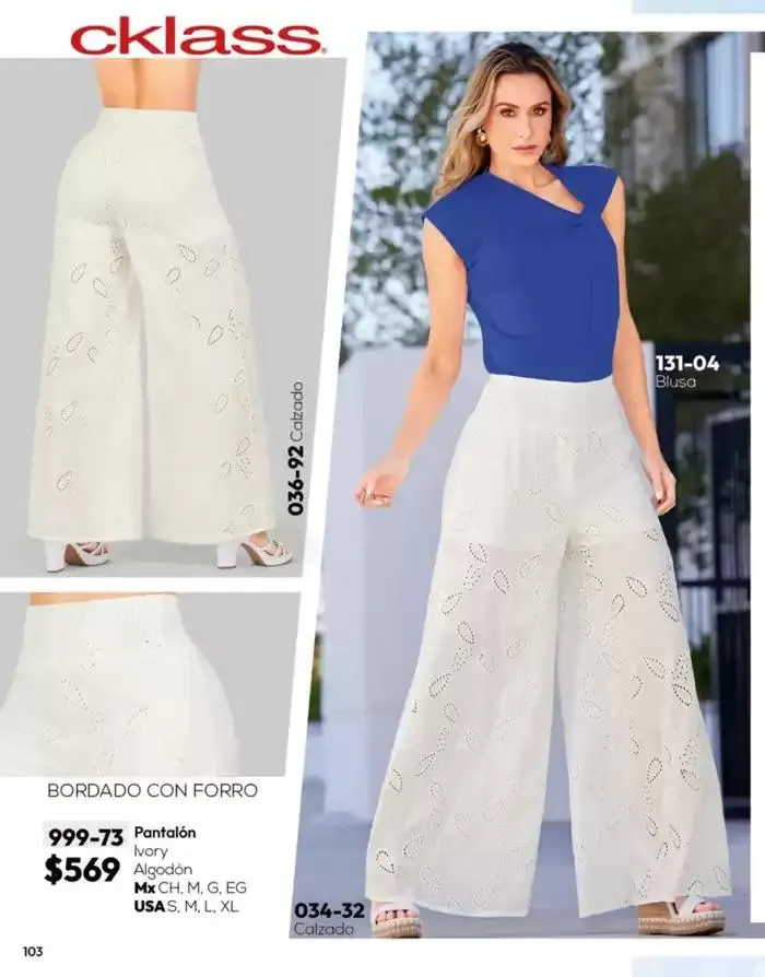 Catálogo de Catálogo Cklass Ropa Complemento de Verano 2025 México 1 de marzo al 30 de septiembre 2025 - Pagina 104