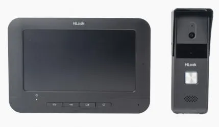 Hikvision Videoportero/Interfon VI-K13P, 7", Altavoz, Alámbrico, Negro