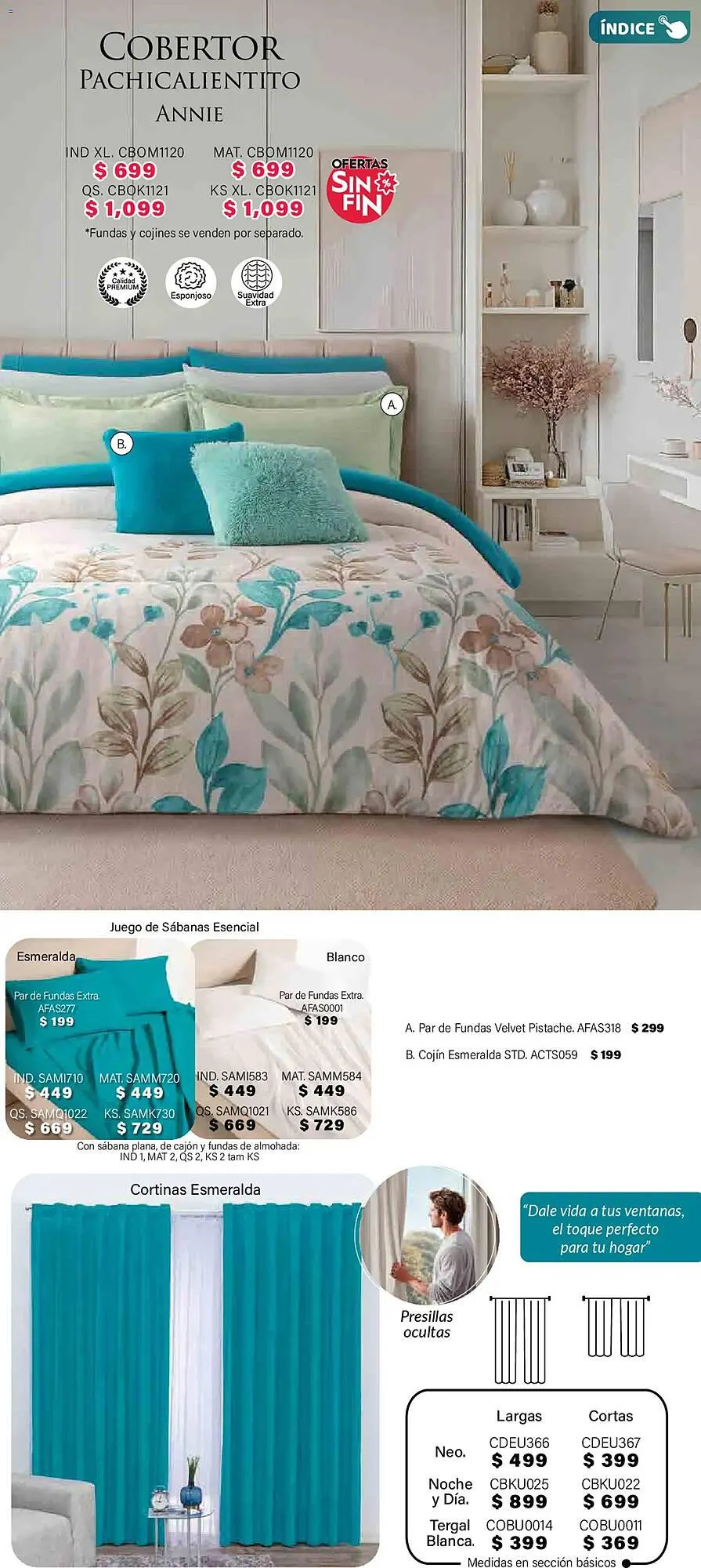 Catálogo de Catálogo Colchas Concord 1 de noviembre al 1 de febrero 2026 - Pagina 306