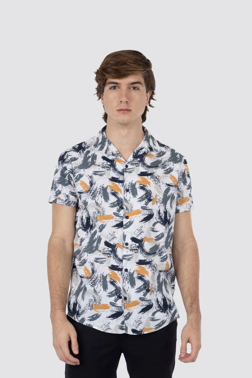 Camisa resort estampada