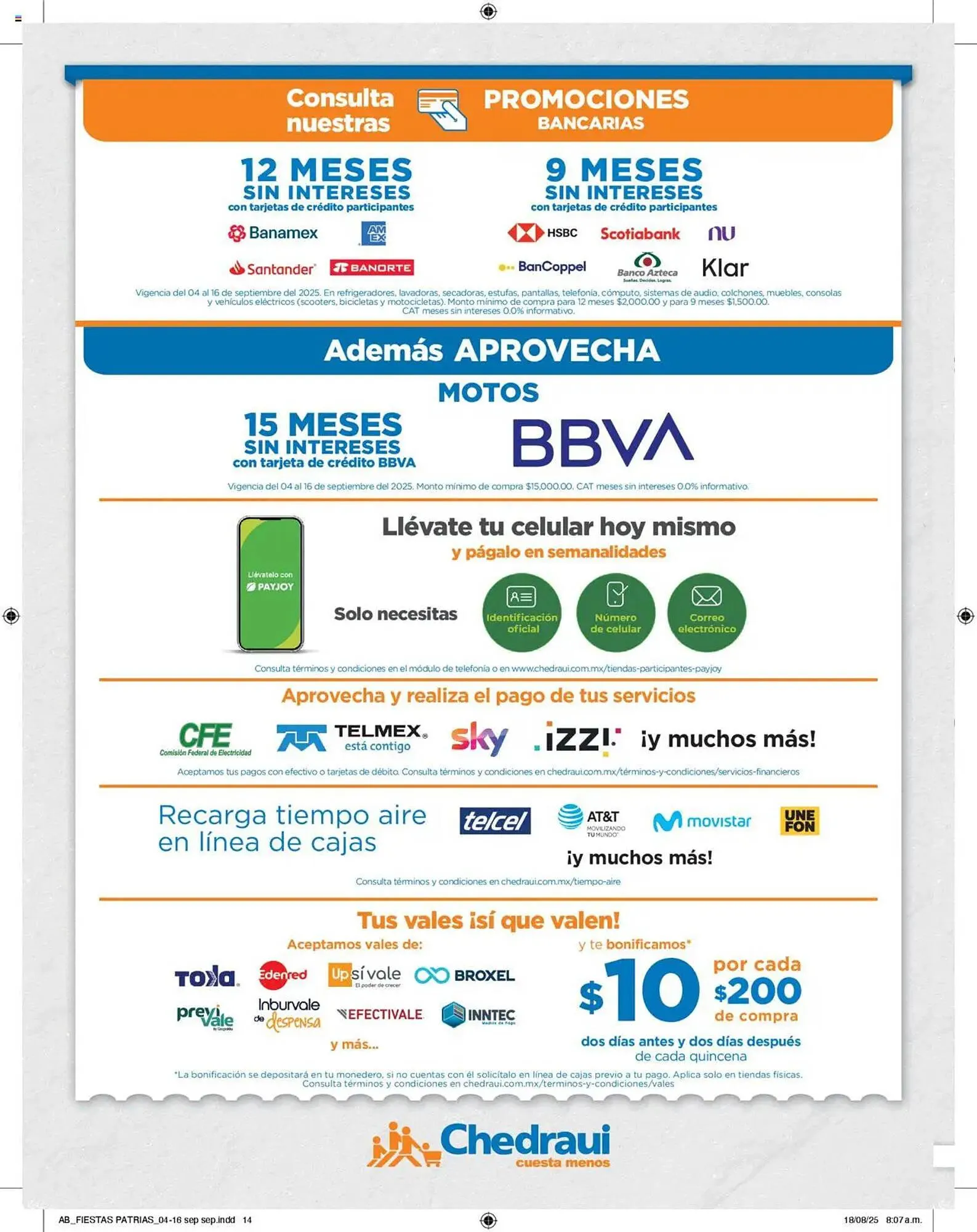 Catálogo de Folleto Chedraui 4 de septiembre al 17 de septiembre 2025 - Pagina 14