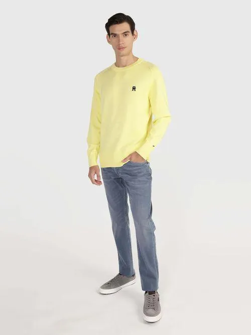 Suéter con monograma TH de corte amplio de hombre Tommy Hilfiger