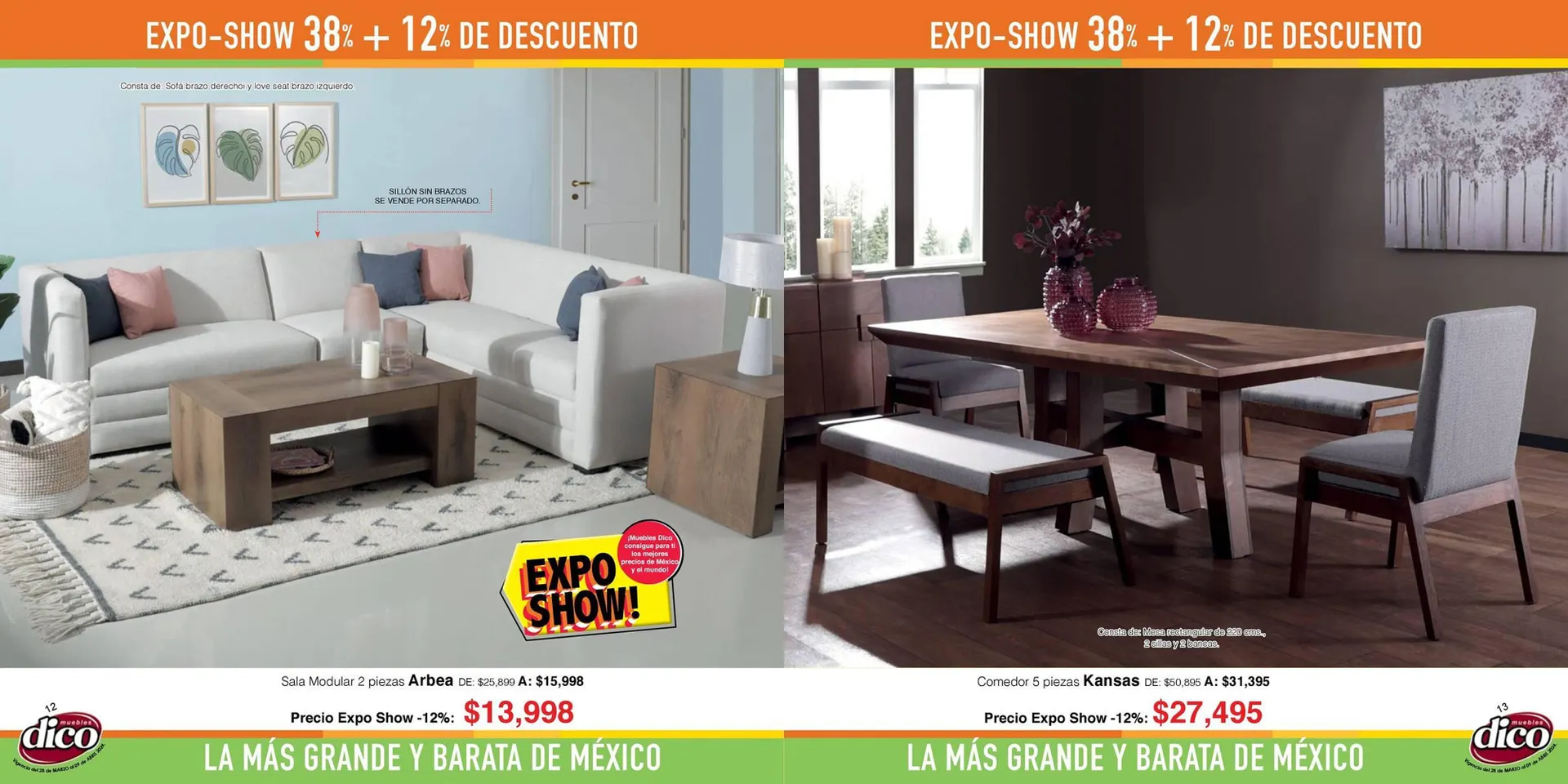 Catálogo de Catálogo Muebles Dico 29 de marzo al 9 de abril 2024 - Pagina 7