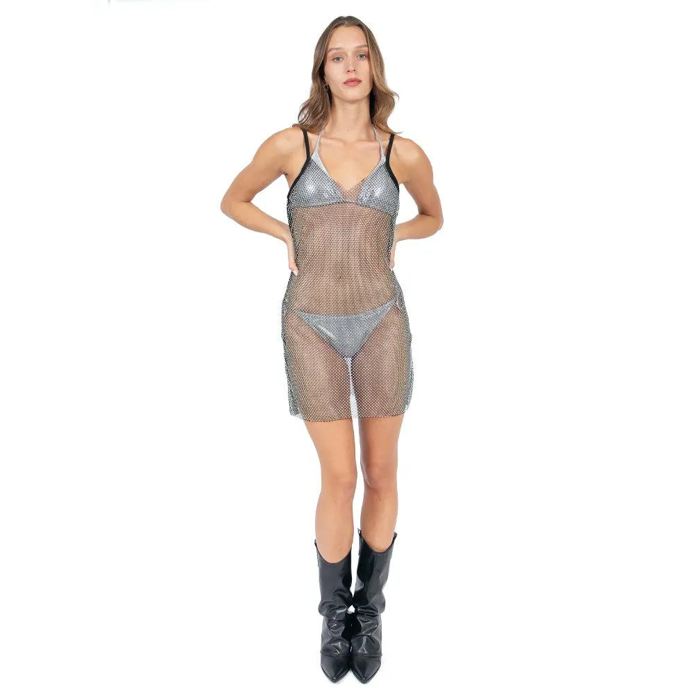 DRESS SHINE TRASLÚCIDO PARA DAMA FOREVER 21